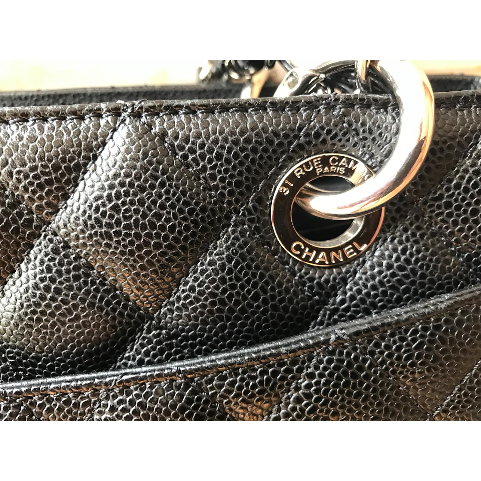 Chanel Shopping Template Black Leather Ref 92529 Joli Closet