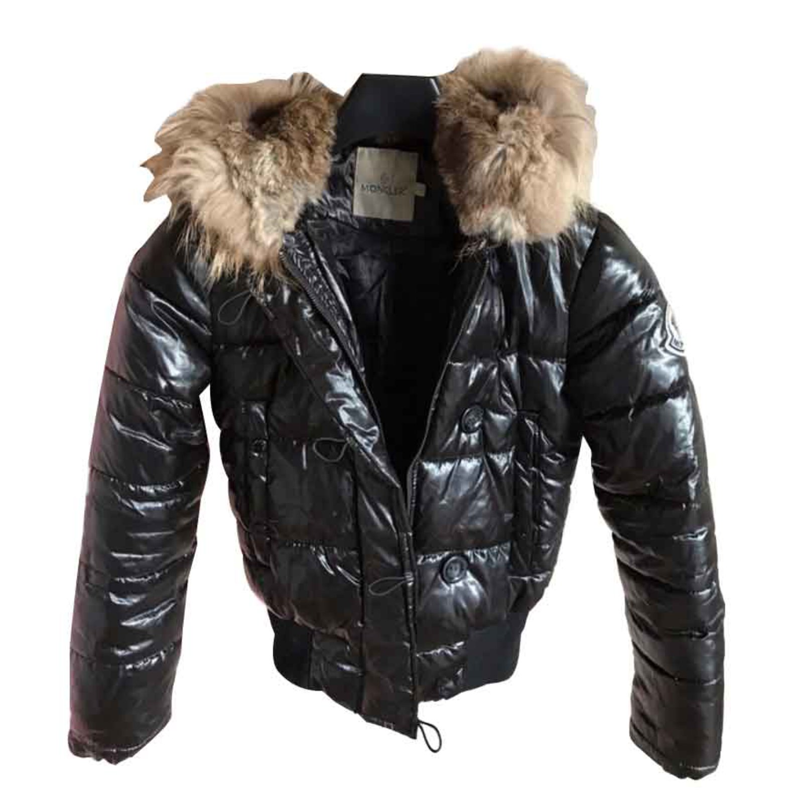 Moncler Doudoune Polyester Noir ref.92776 - Joli Closet