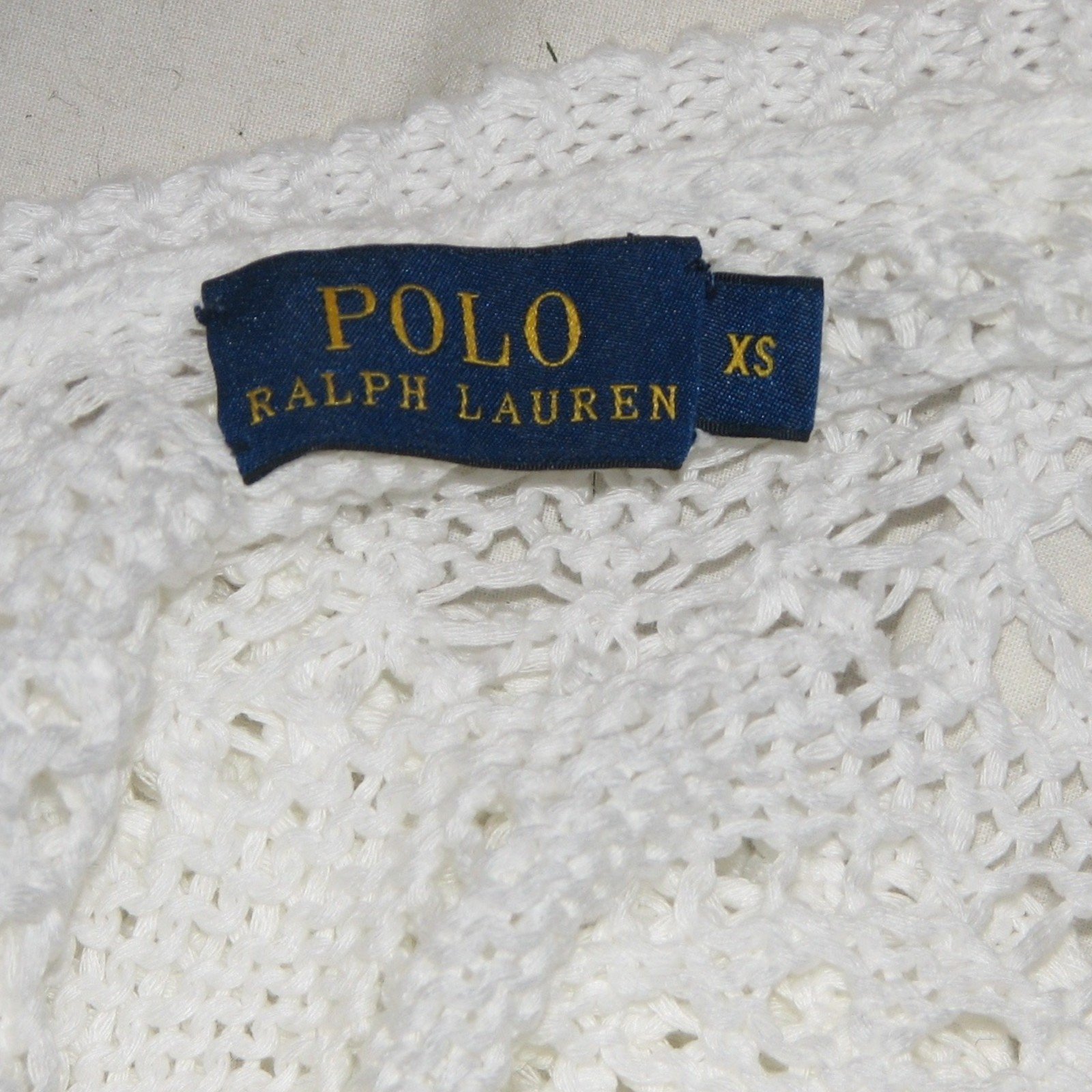 ralph lauren crochet top