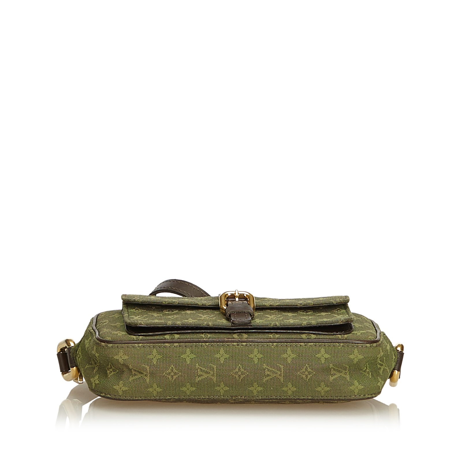 Louis Vuitton Monogram Mini Lin Juliette MM Brown Khaki Leather