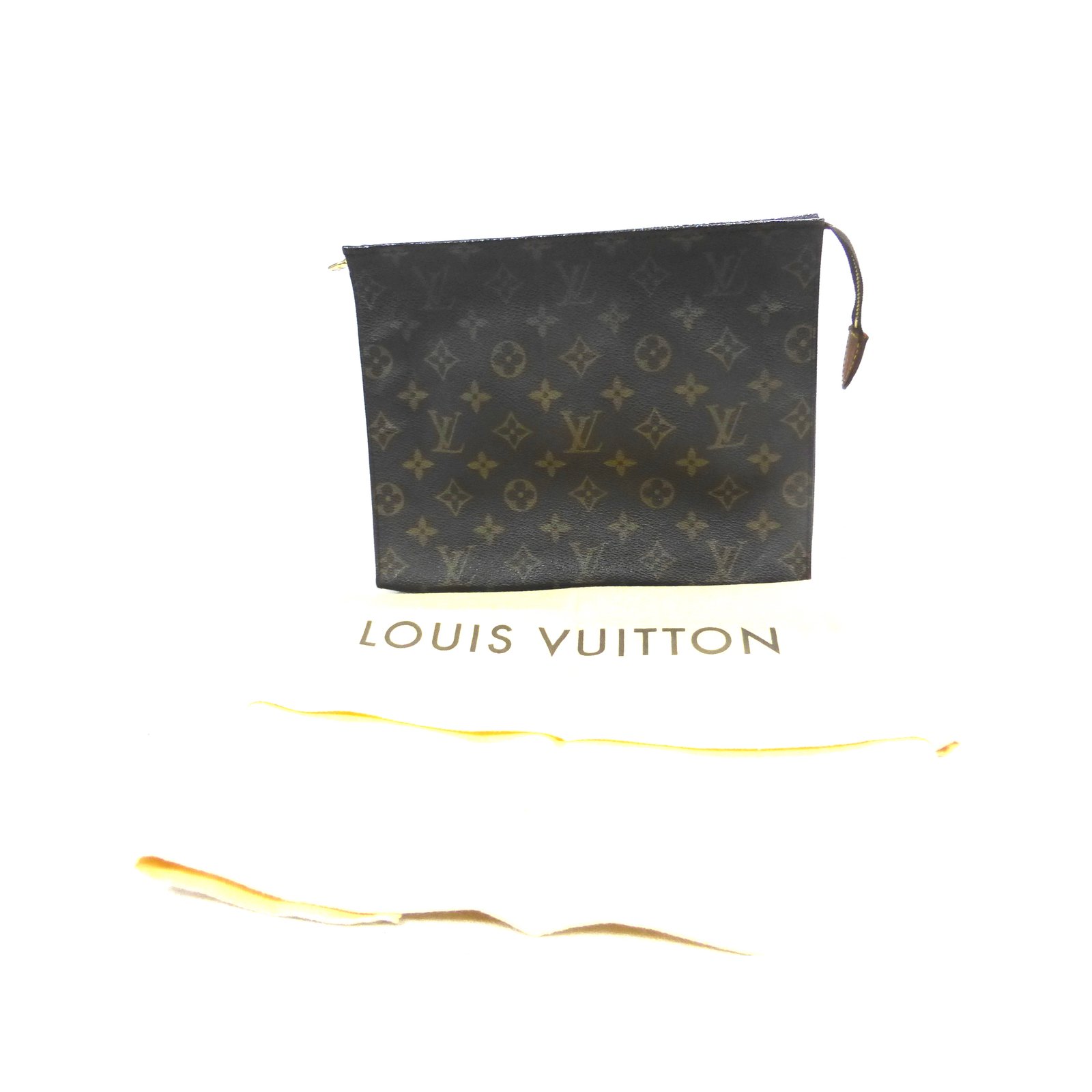 Louis Vuitton TOILET KIT 26 MONOGRAM Brown Leather ref.93058