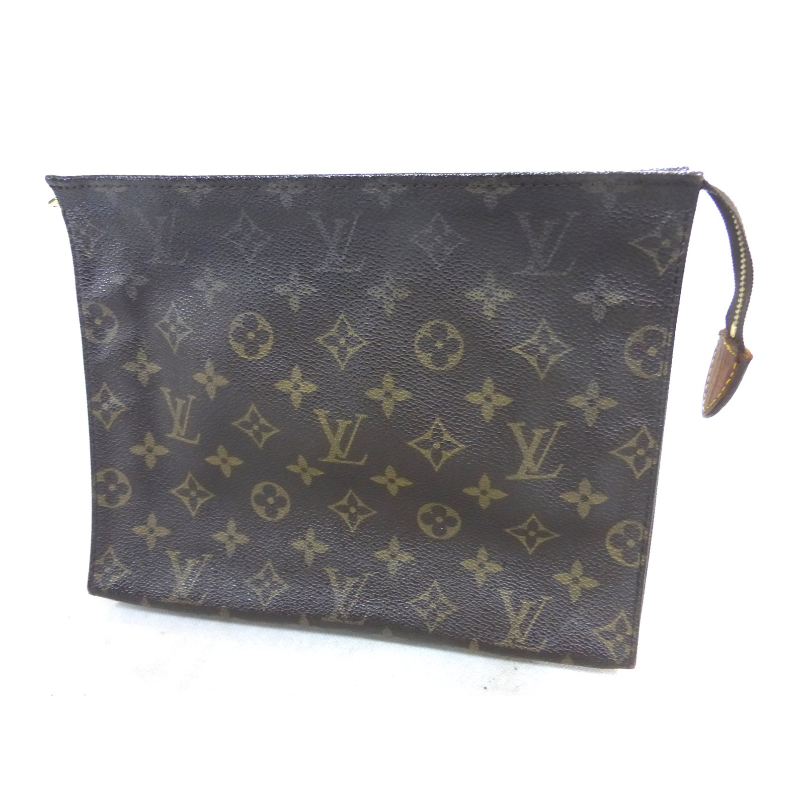 Louis Vuitton TOILET KIT 26 MONOGRAM Brown Leather ref.93058