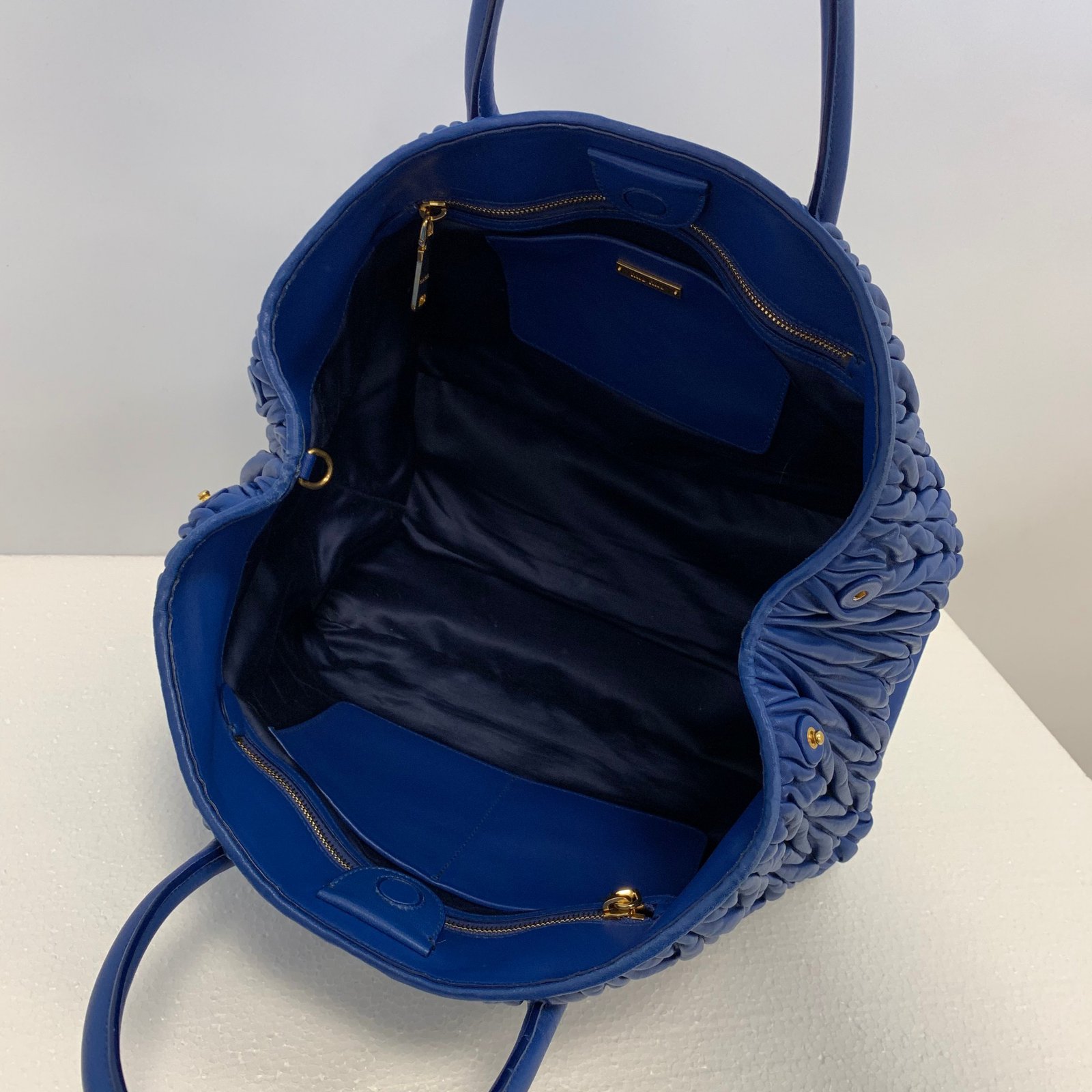 Miu Miu bag Blue Leather ref.47247 - Joli Closet