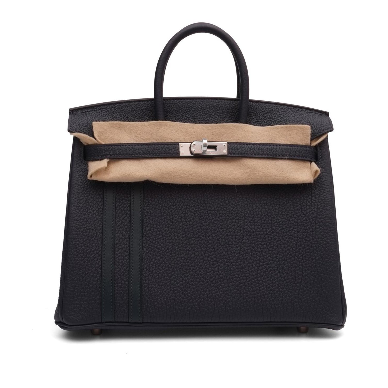 Hermes Officier Birkin Bag Limited Edition Togo with Swift 30 Brown  210000130