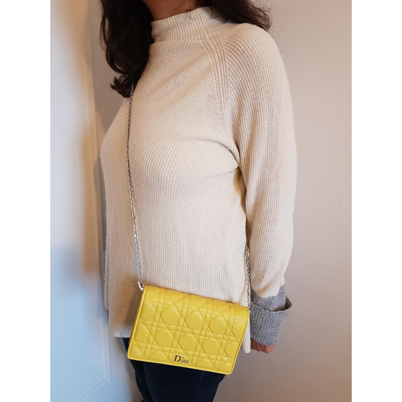 Pochette Une Fée à Paris, Jaune Et Rouge, Femme - Neuf Sans étiquette