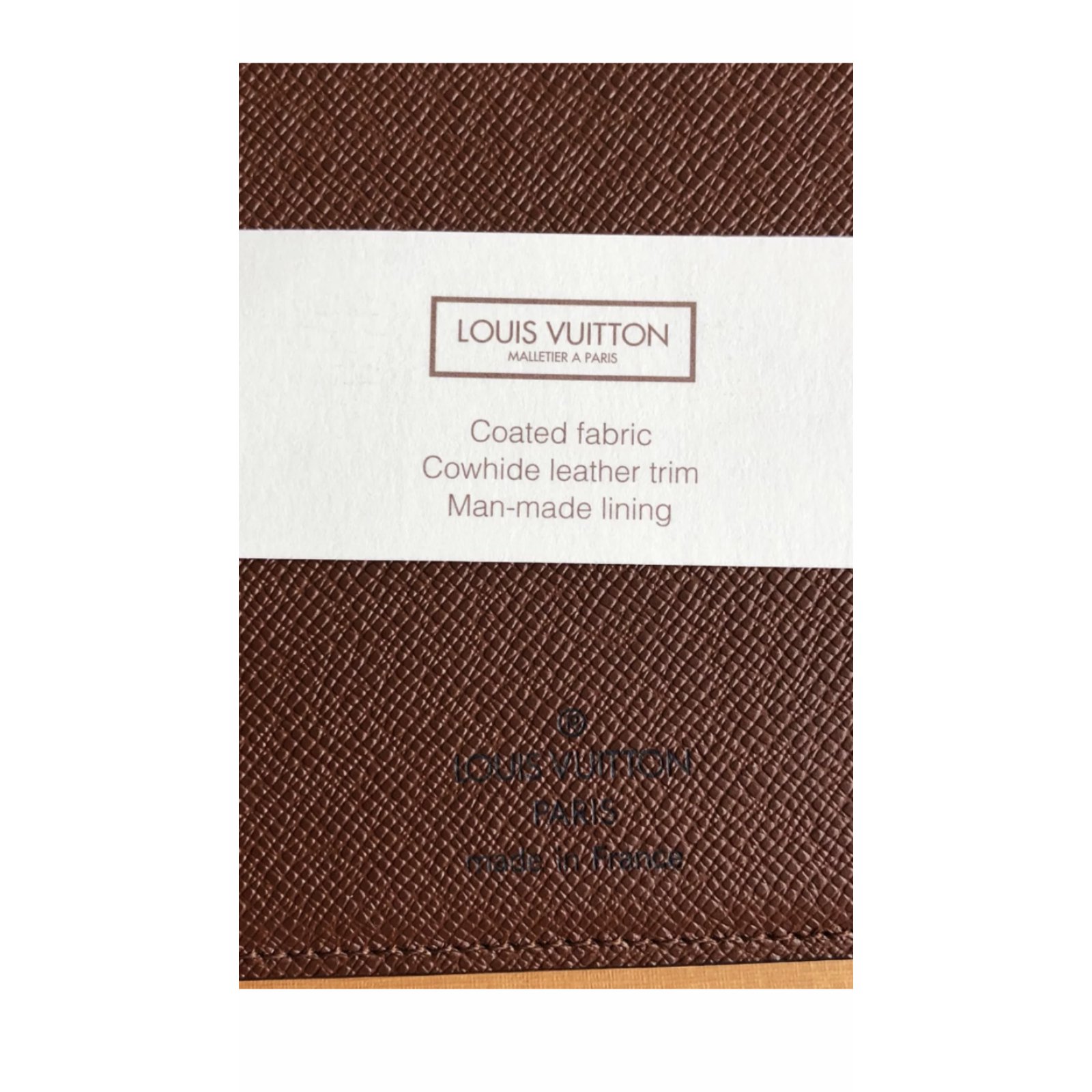 Louis Vuitton LV Agenda Cover new Brown Leather ref.196401 - Joli Closet
