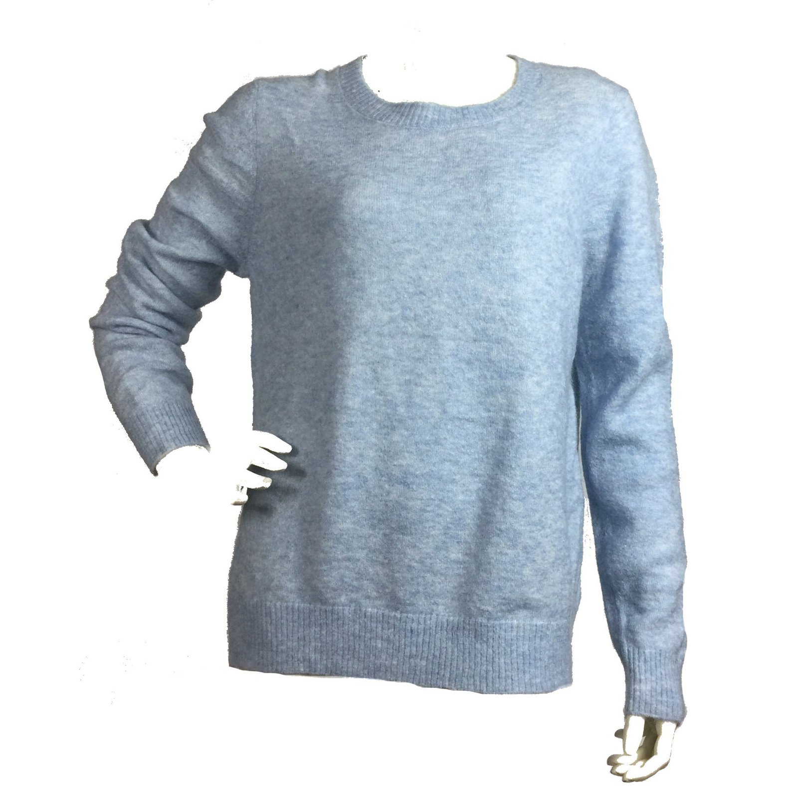 Gestuz Baby blue mohair sweater Light blue Wool Nylon ref.99341 - Joli ...