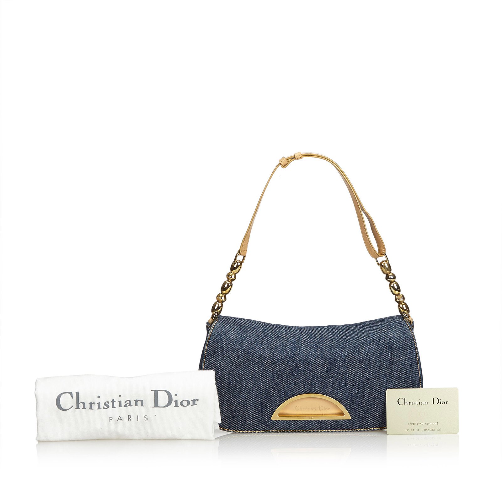 DIOR Malice Denim Pochette Bag