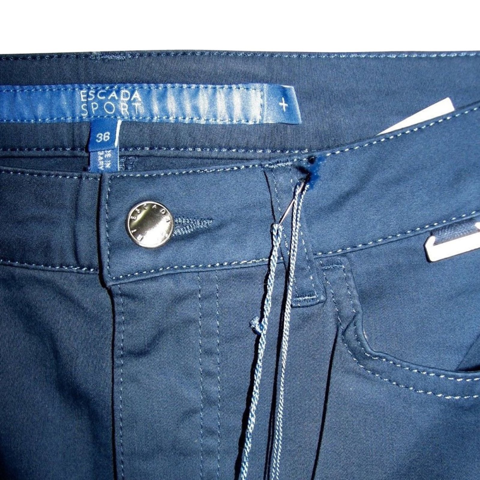 Escada Sport Jeans Azul Algodão Elastano ref.100483 - Joli Closet
