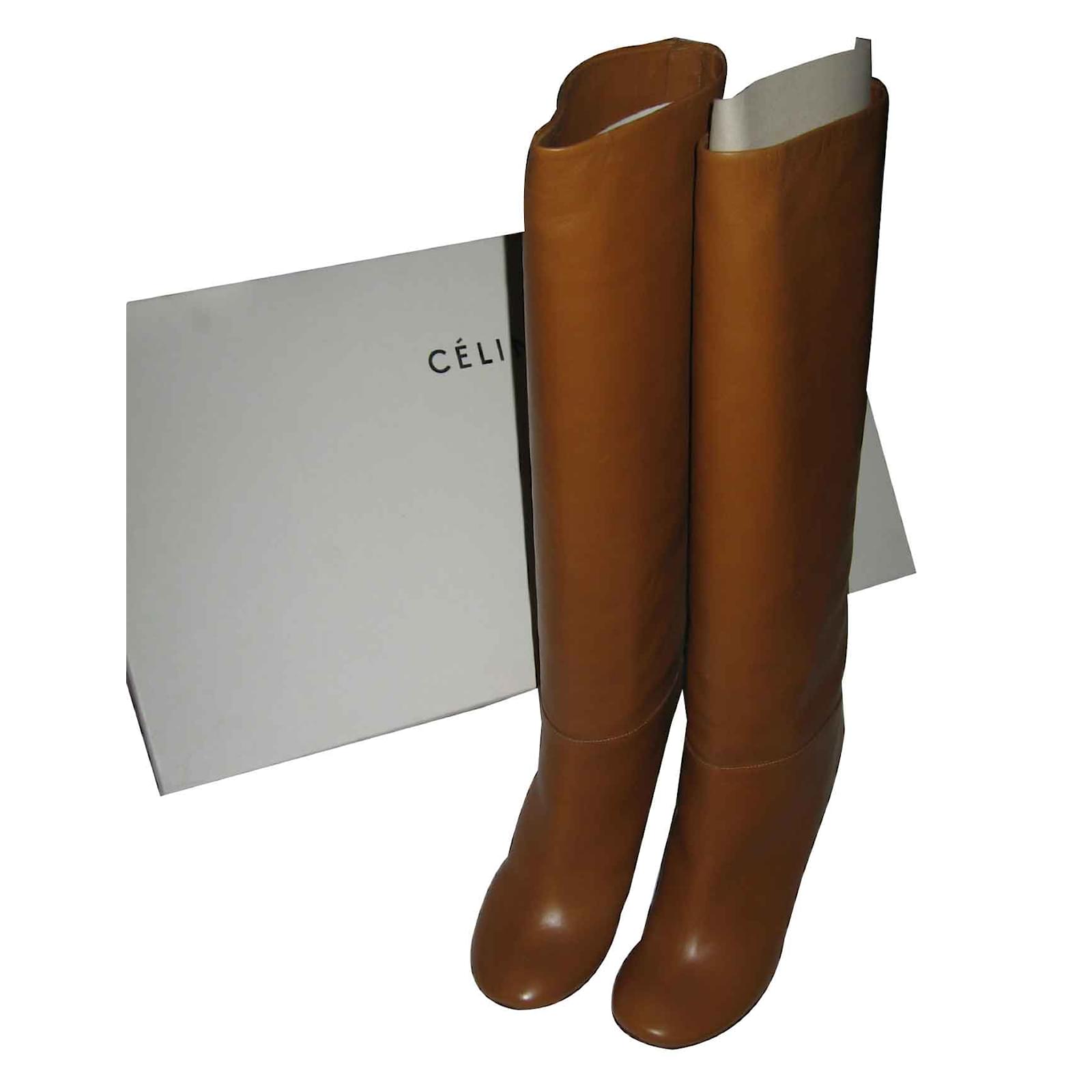celine boots brown