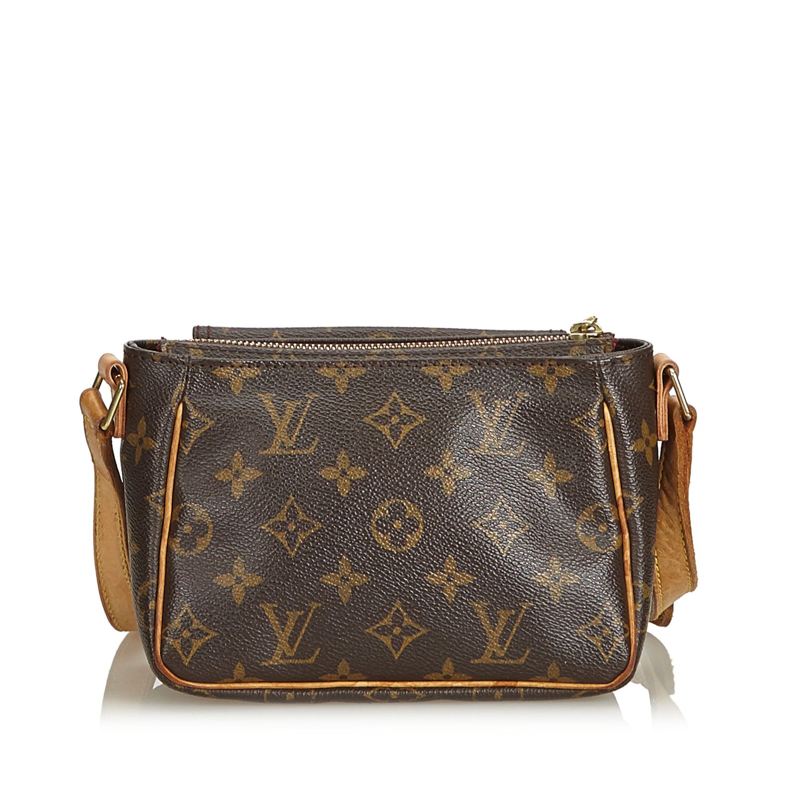 Louis Vuitton Monogram Viva Cite PM Brown Leather Cloth ref.100703 - Joli  Closet