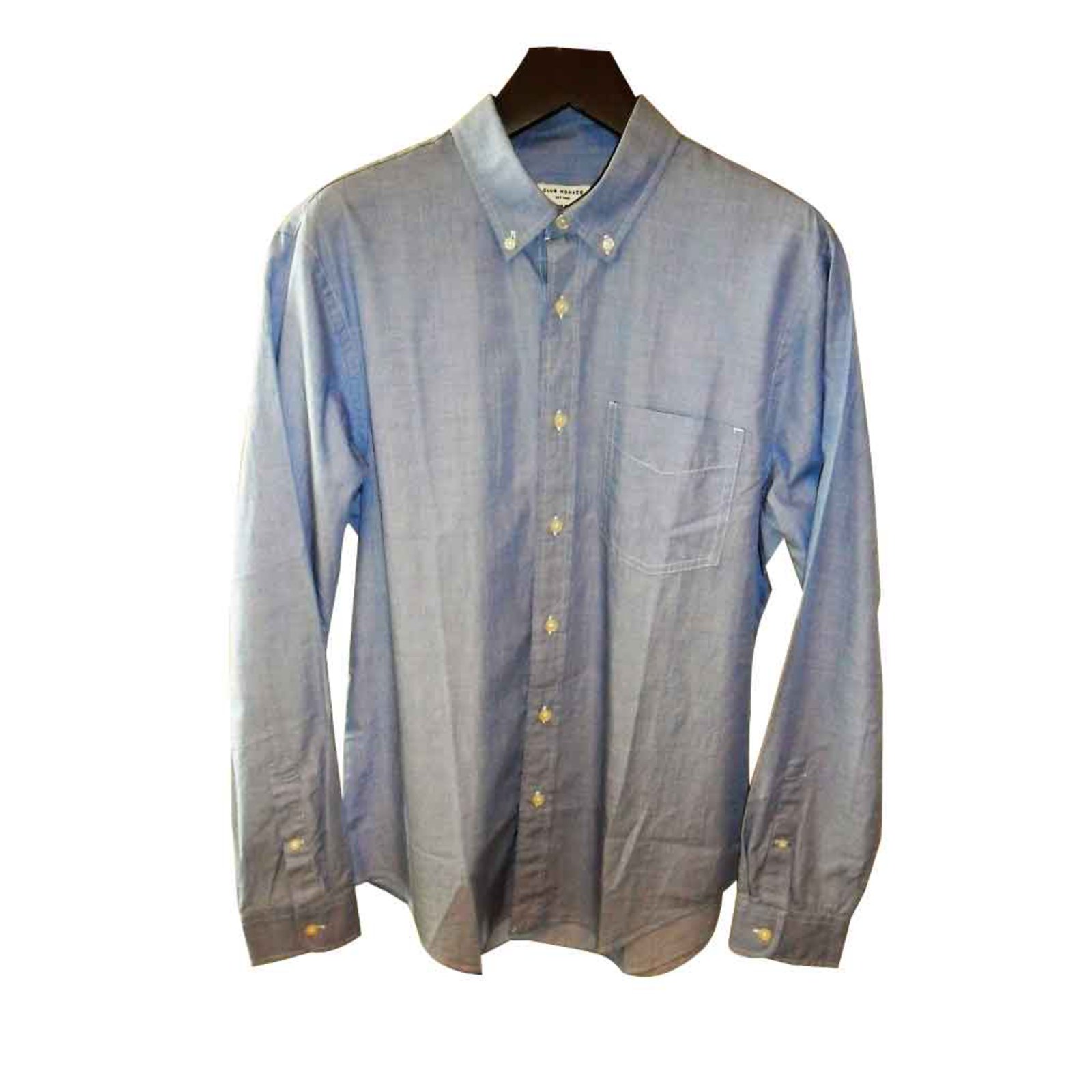 CLUB MONACO NEW MEN'S SHIRT Light blue Cotton ref.101334 - Joli Closet