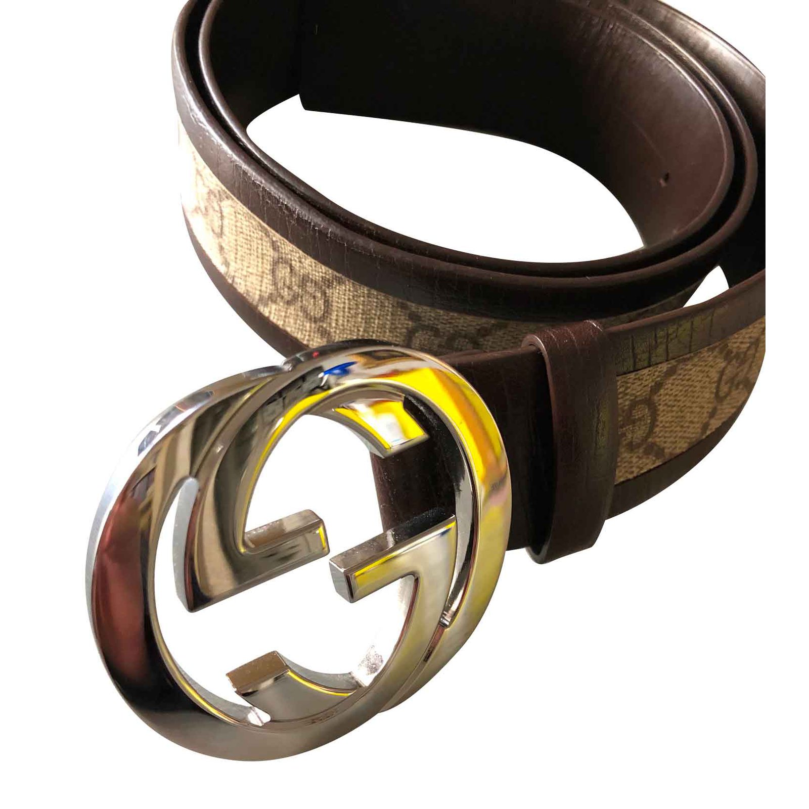 Gucci GG Supreme Belt - Neutrals Belts, Accessories - GUC1377019
