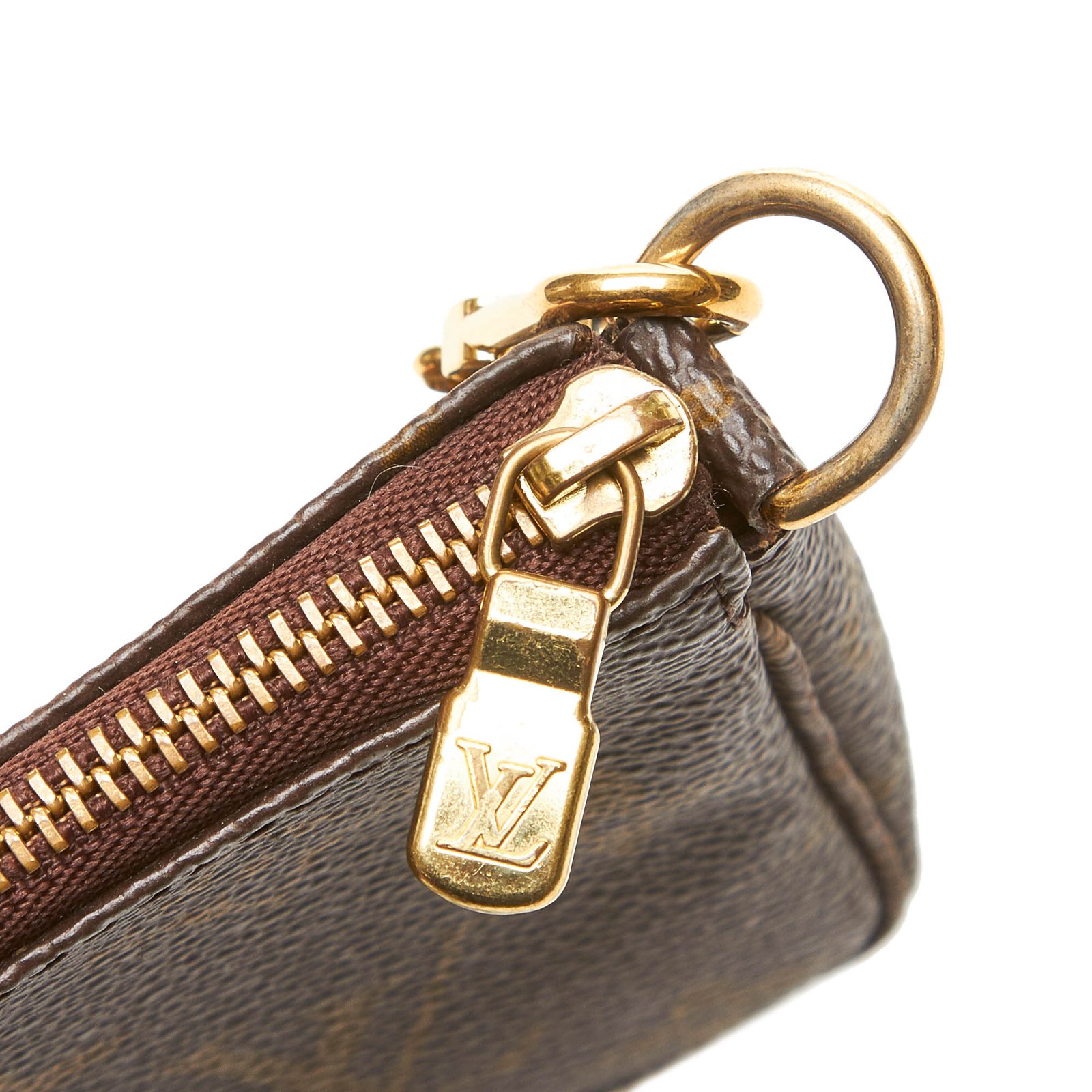 Louis Vuitton Mini Pochette Accessoires Beige Cloth ref.652615 - Joli Closet