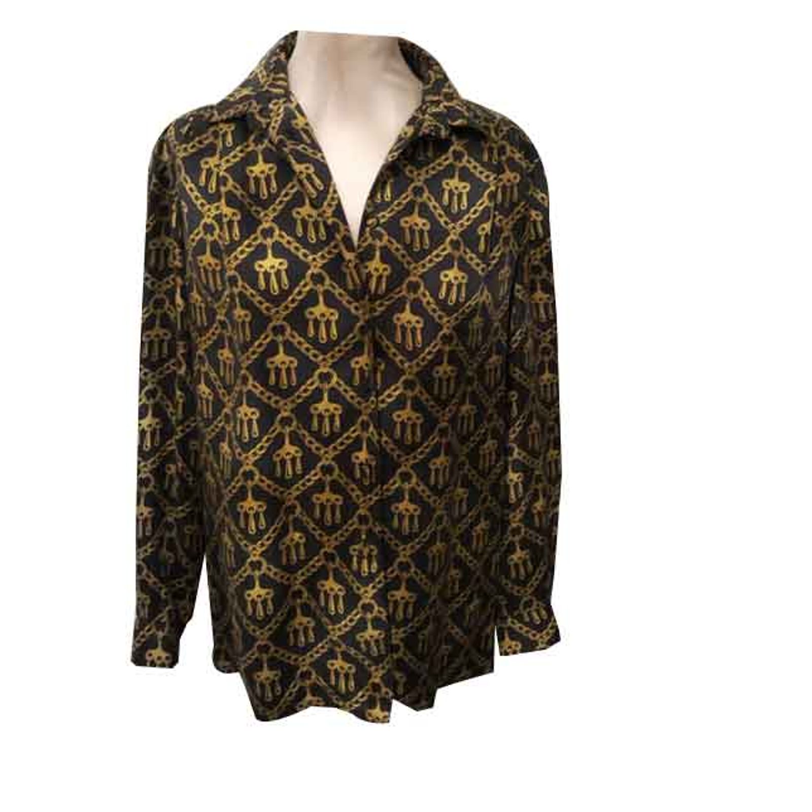 Haut Femme Faith Connexion 100% Soie Noir, Taille M, Style Kimono - Neuf Avec étiquettes