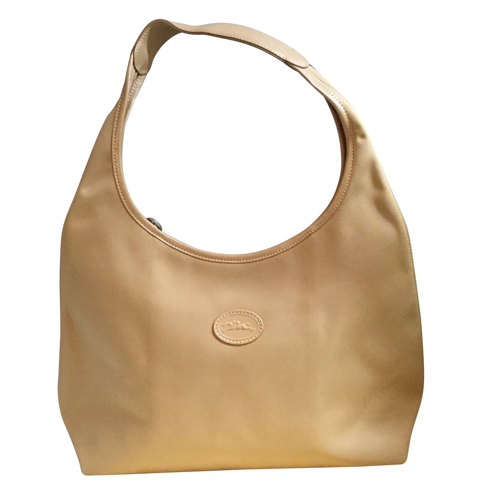 Longchamp Nylon shopping tote Caramel ref.102618 Joli Closet