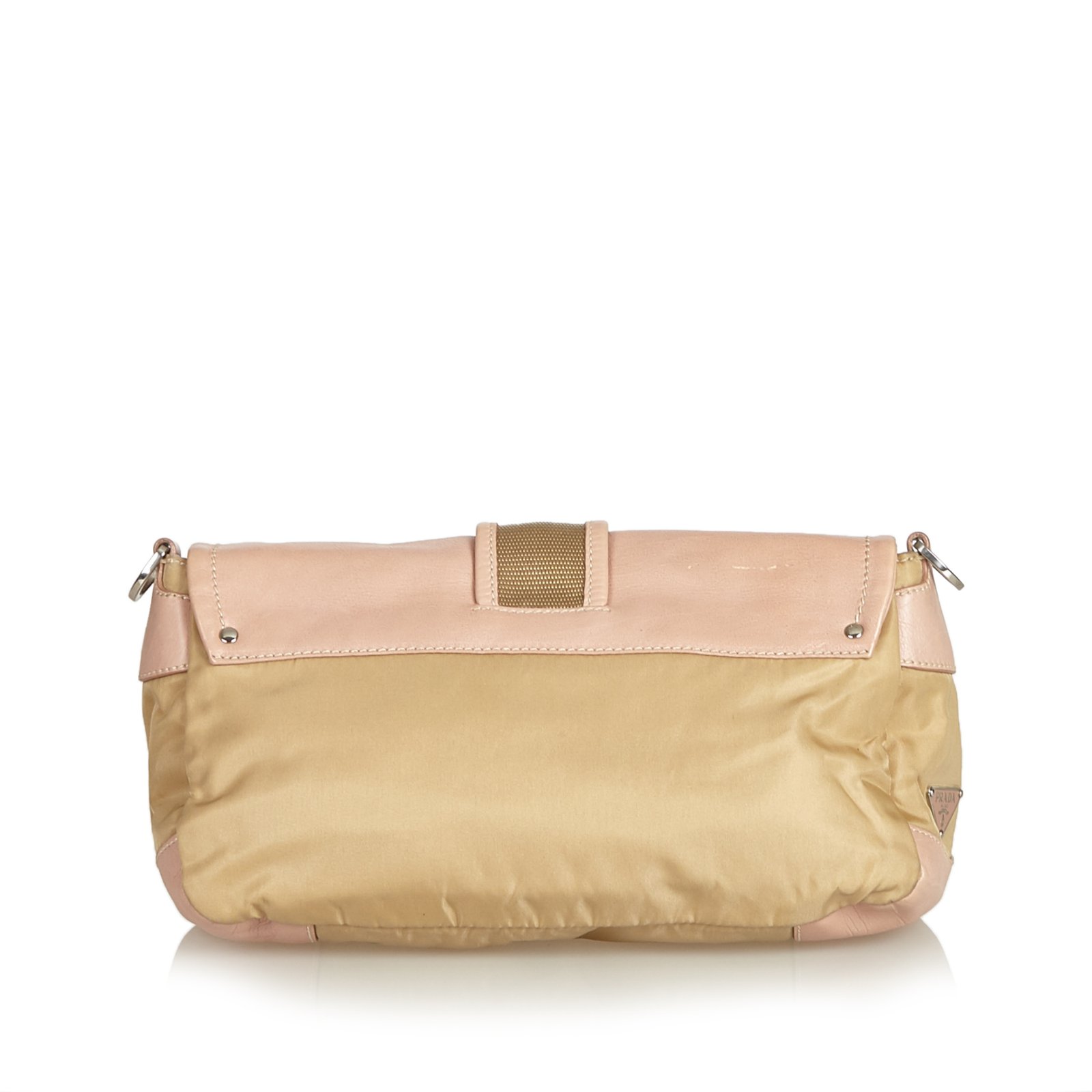 Prada Pink Nylon Crossbody Bag Leather Cloth ref.123332 - Joli Closet
