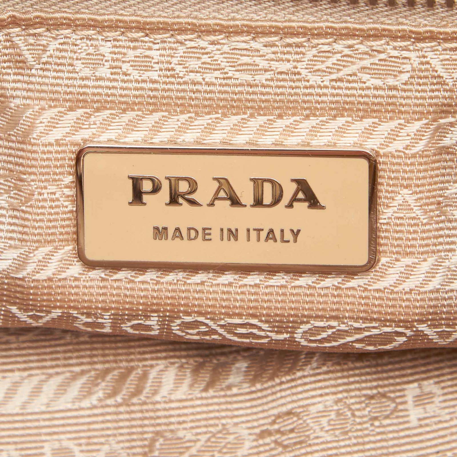 PRADA Shoulder Bag Nylon Beige Auth hk689 ref.919978 - Joli Closet