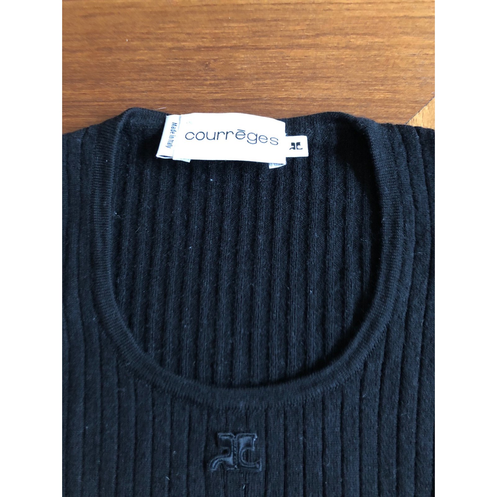 Courreges Knitwear Black Wool ref.103210 - Joli Closet