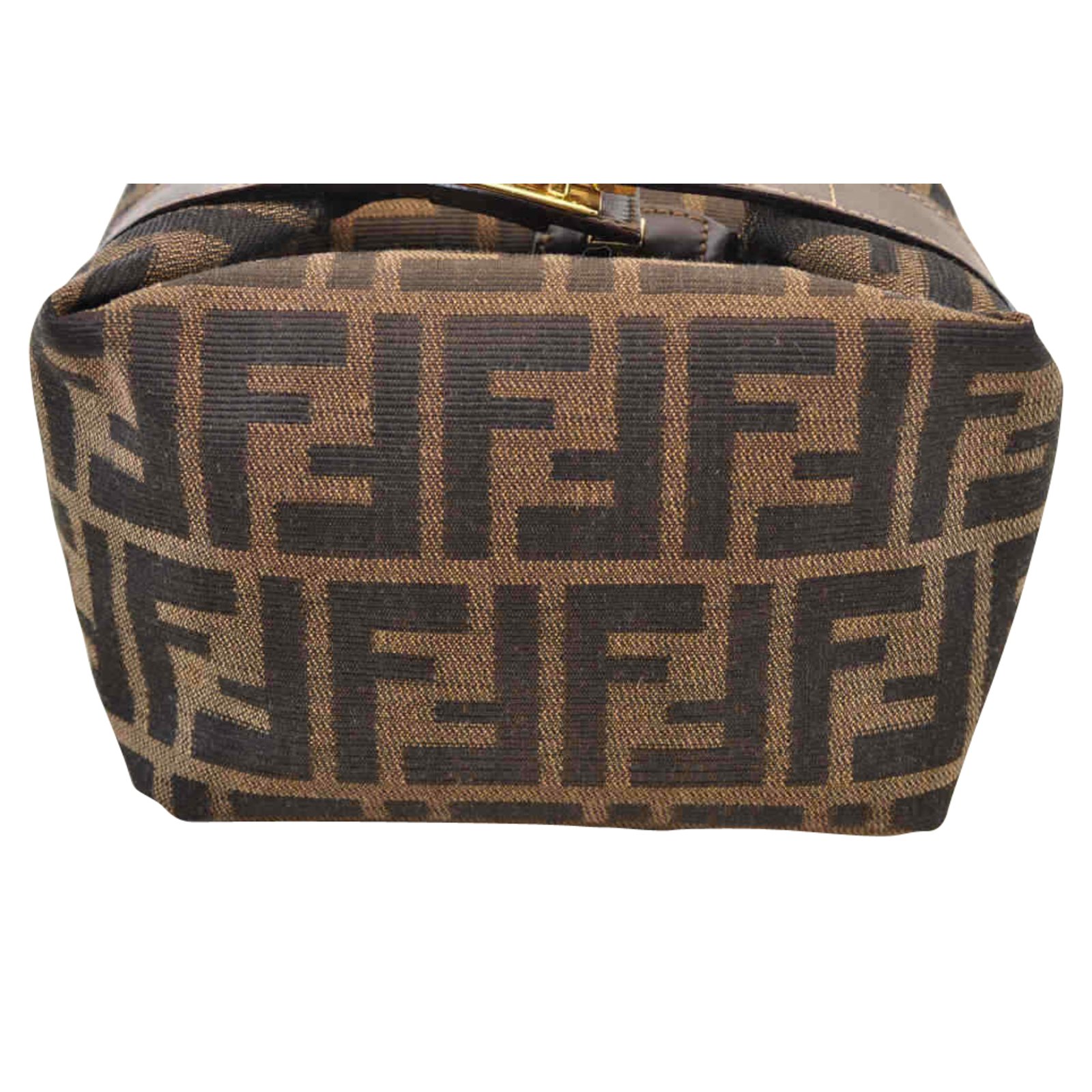 Vintage Fendi Zucca Cosmetic Bag 