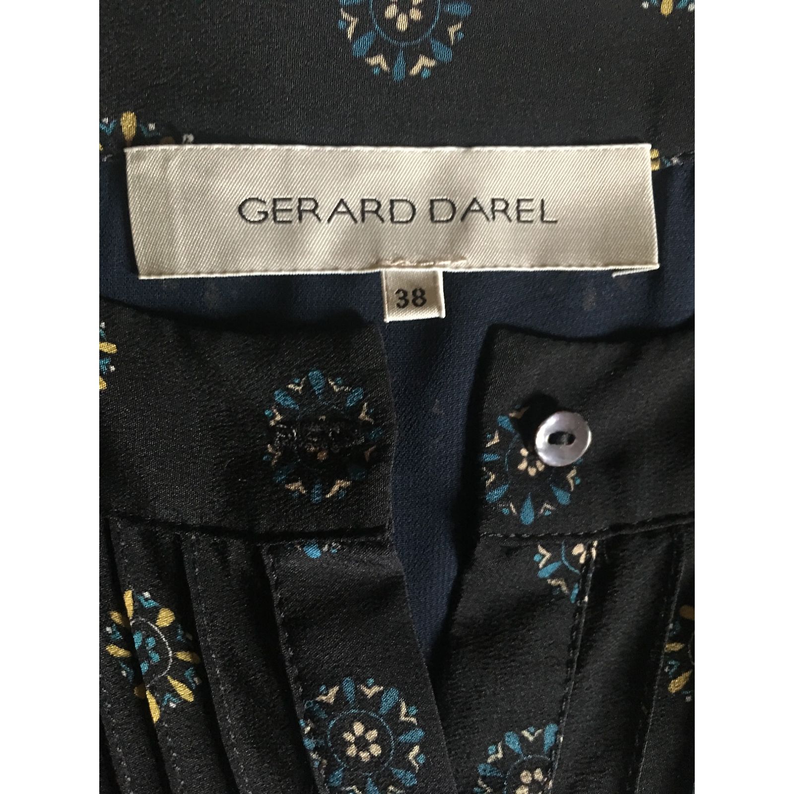 Robe 100% Soie Gérard Darel Taille 40 - Imprimé Animal - Style Trapèze - Occasion Très Bon état