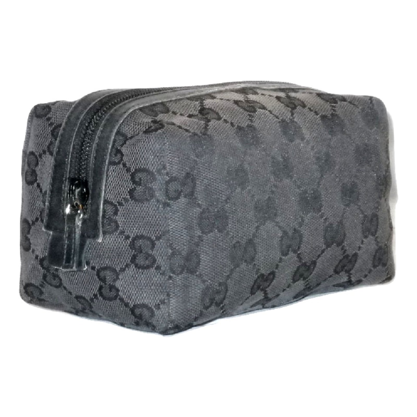 Gucci Sling bag vintage Black Grey Leather Glass ref.221256 - Joli Closet