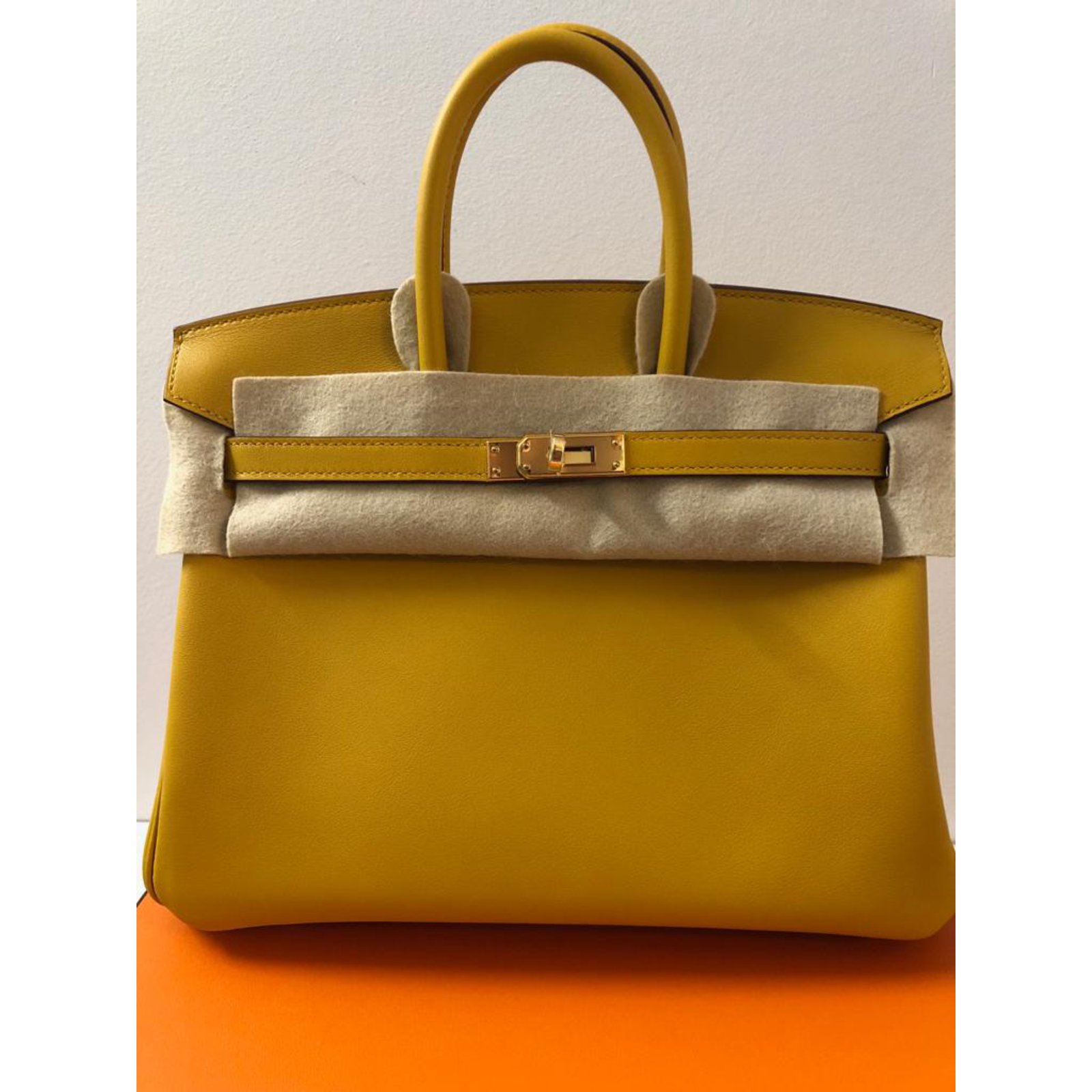 Hermès Birkin 30 Yellow Leather ref.917211 - Joli Closet