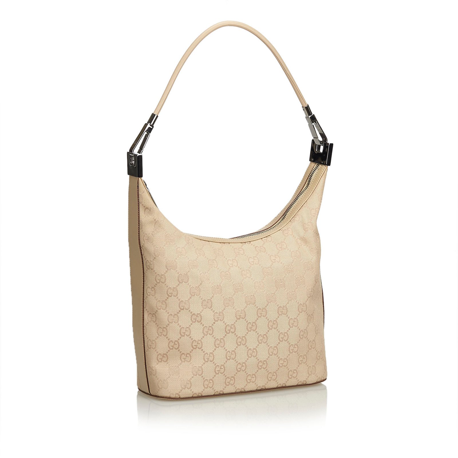 Gucci handbag bag 101682 LEATHER & CANVAS BAG GUCCISSIMA BANDOULIERE HAND  BAG Brown ref.418896 - Joli Closet
