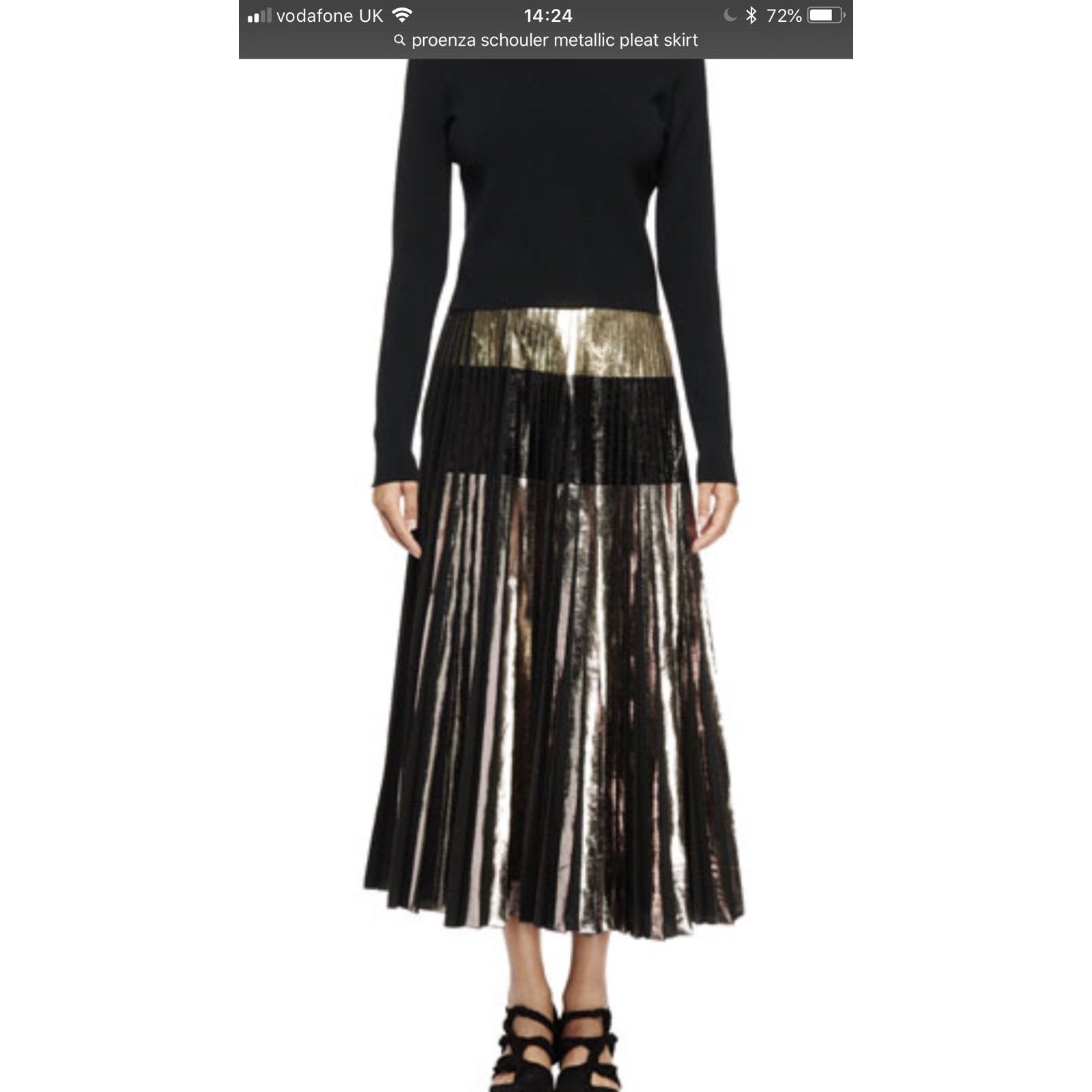 Proenza Schouler Skirts Metallic Polyester ref.99554 Joli Closet