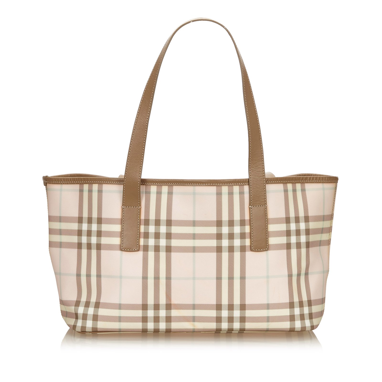 burberry plaid tote