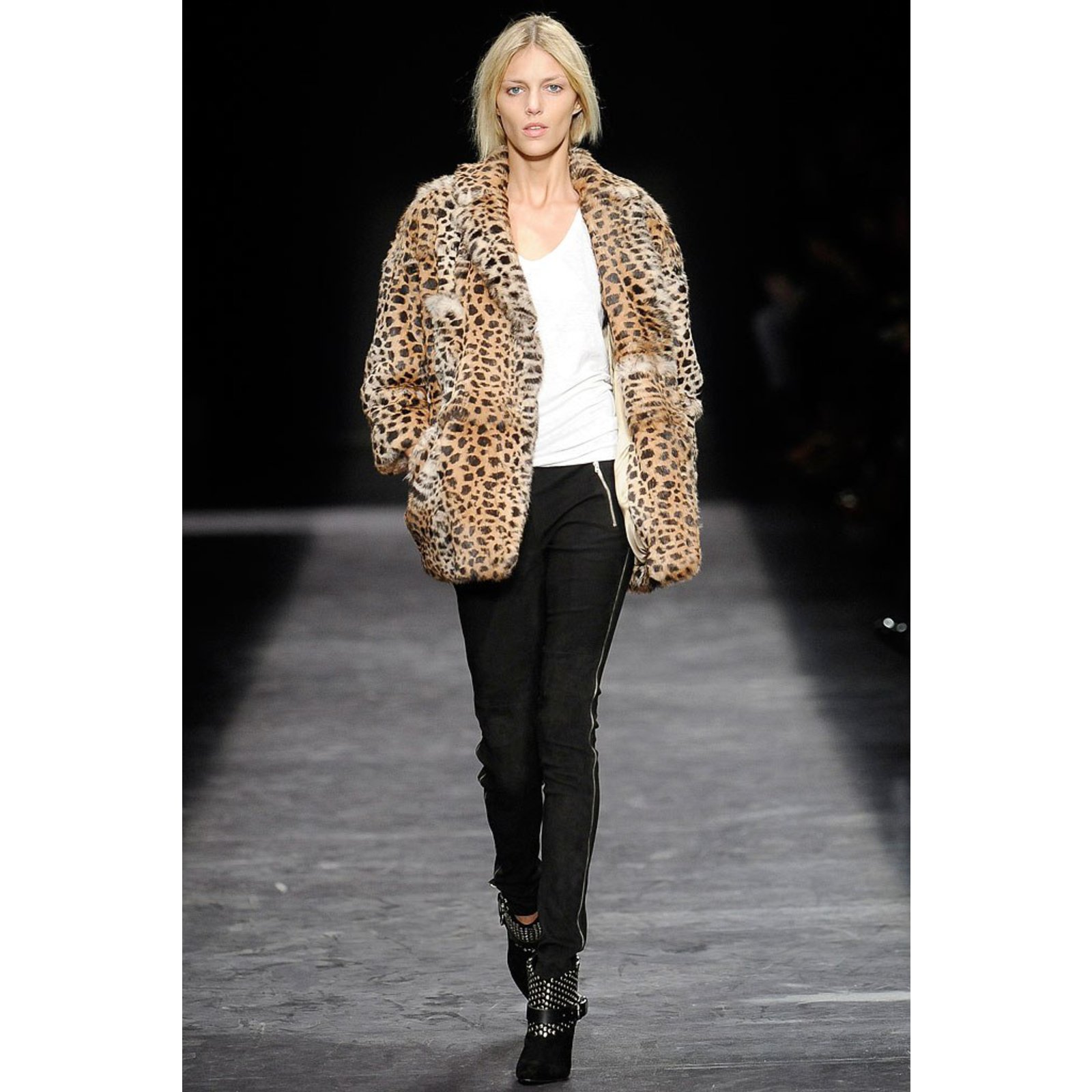 Isabel marant hotsell leopard coat