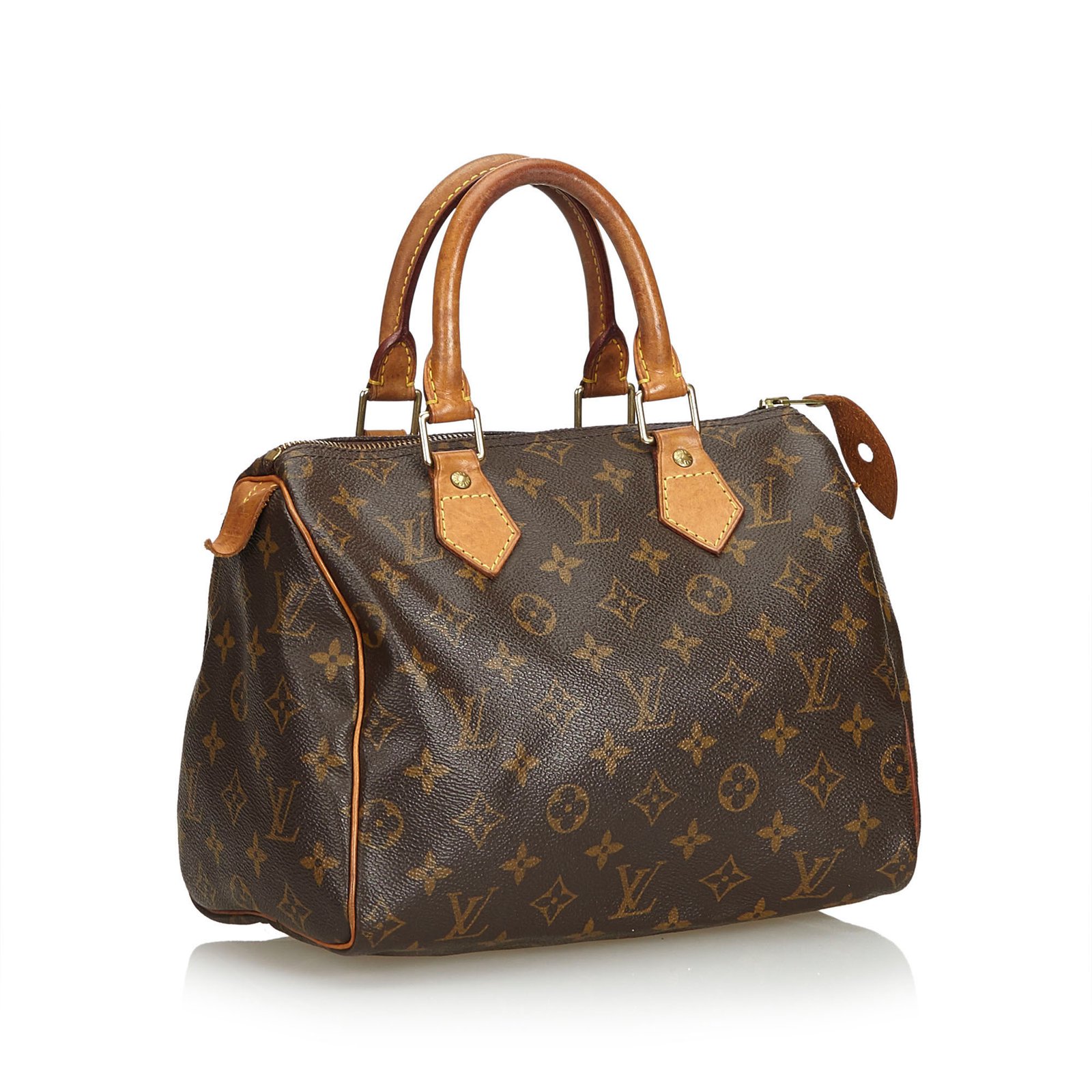 Louis Vuitton Brown Monogram Speedy 25 Cloth ref.923197 - Joli Closet