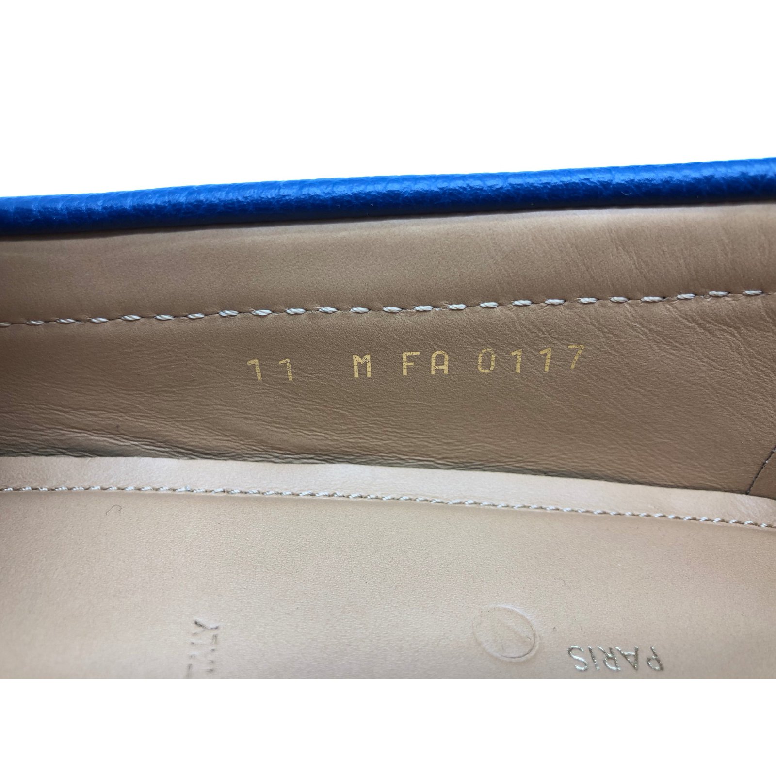 Louis Vuitton Loafer Navy blue Leather ref.92114 - Joli Closet
