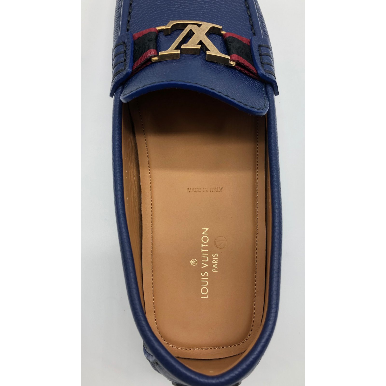 Louis Vuitton 2019 Monte Carlo Mocassin Loafers - Blue Loafers, Shoes -  LOU220095