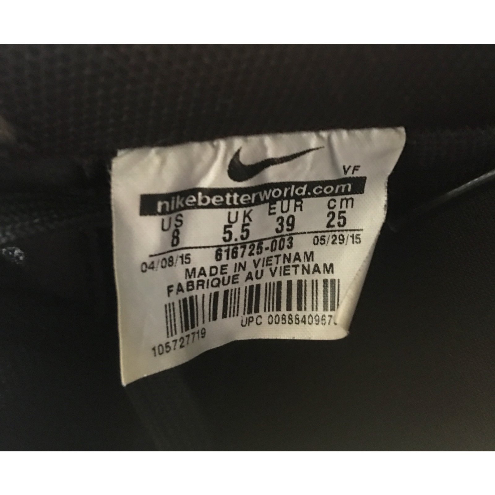 Baskets Nike Air Force 1 Cuir Noir,Argenté,Gris ref.106194 Baskets Nike Air Force 1 Cuir Noir,Argenté,Gris ref.106194