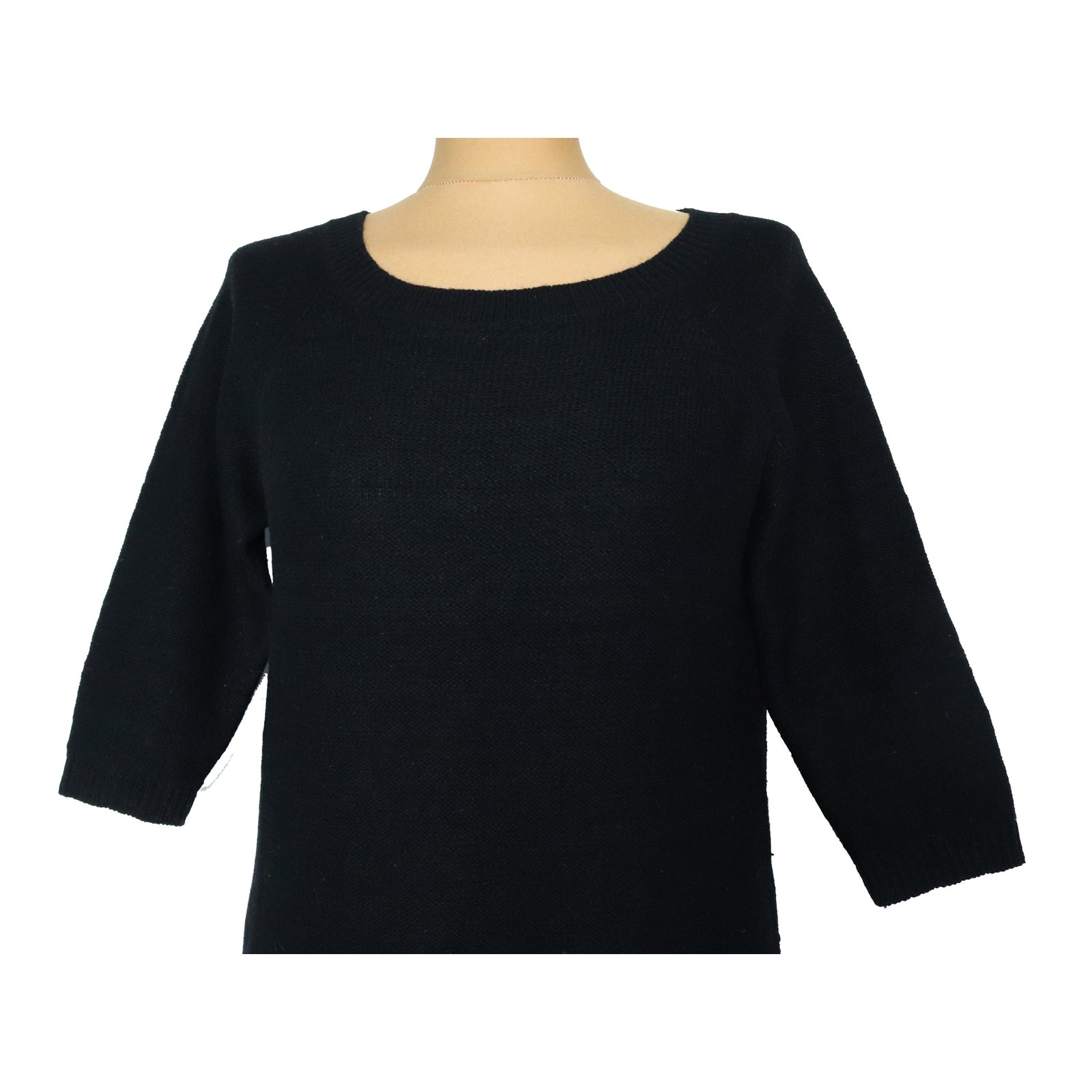 Ganni Knitwear Black Wool Viscose Nylon Angora ref.106419 - Joli Closet