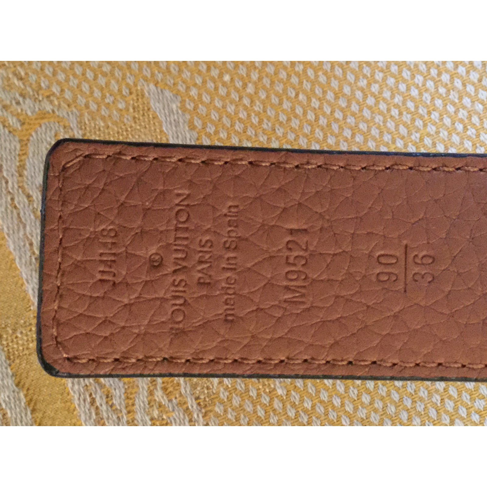 Louis Vuitton cinture Nero Pelle ref.49650 - Joli Closet