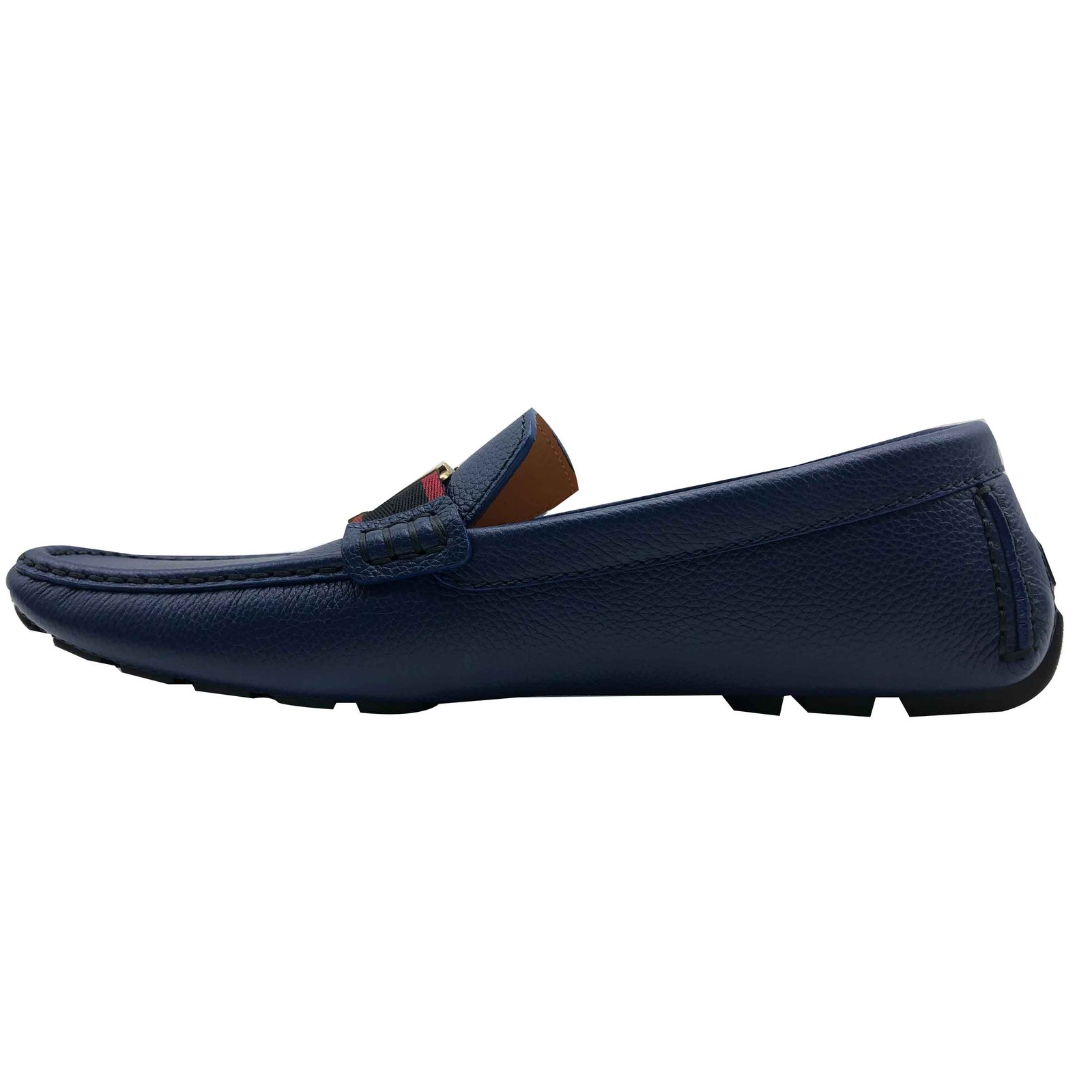 Louis Vuitton Mocasín de cuero Epi azul para hombre, mocasines para coche,  mocasines para hombre 8 suelas de goma ref.777981 - Joli Closet