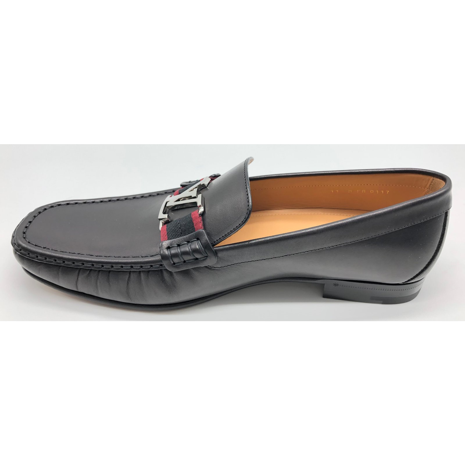 Louis Vuitton Loafers Slip ons Black Multiple colors Leatherette ref.628567  - Joli Closet