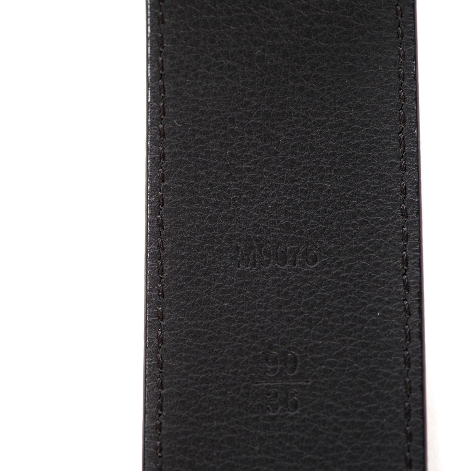 Louis Vuitton LV Initiales Leather Belt M0333 Black Pony-style calfskin  ref.913365 - Joli Closet
