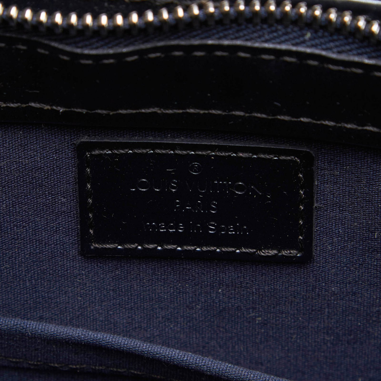 Louis Vuitton Monogram Glace Alston Blue Leather Pony-style calfskin  ref.107250 - Joli Closet