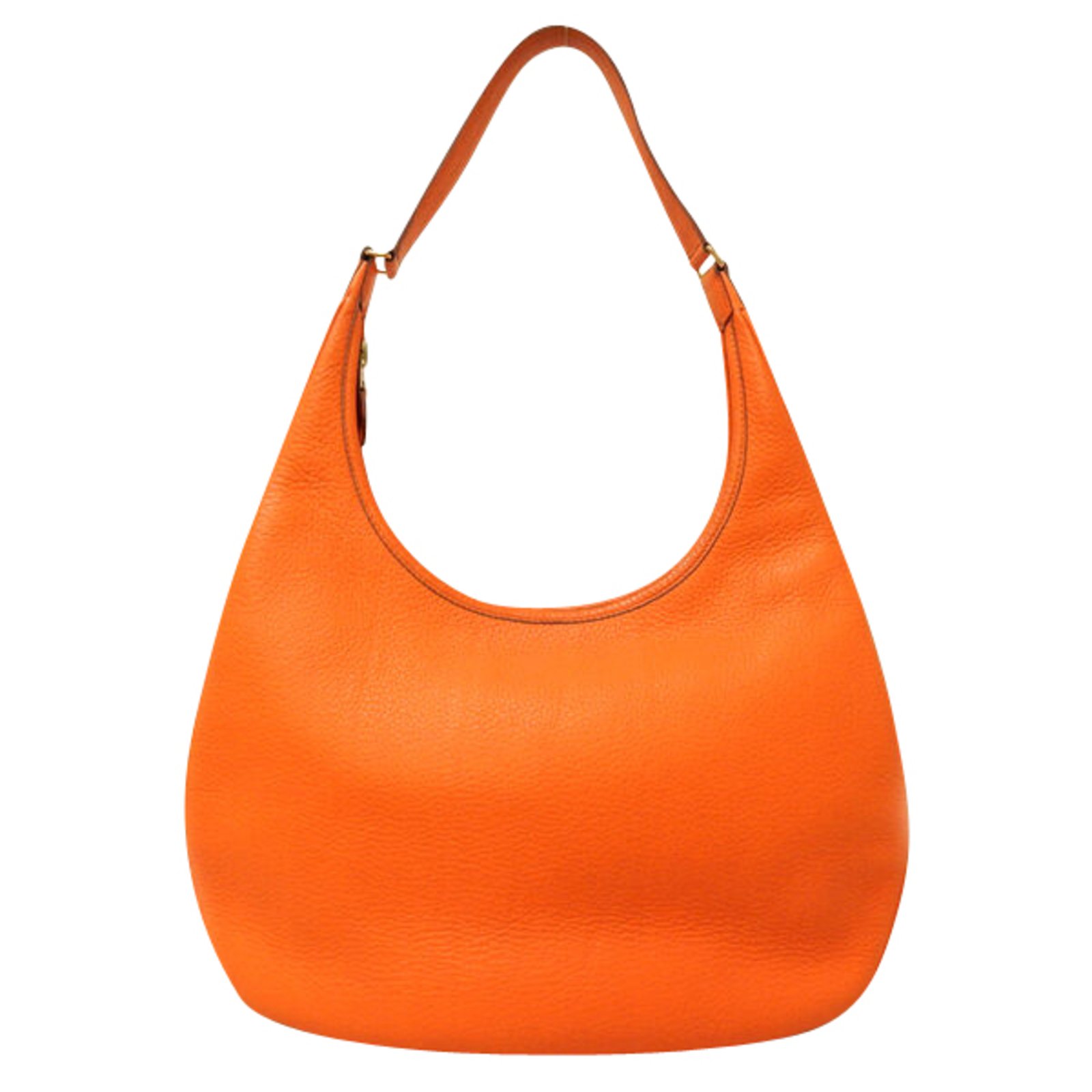 Hermès Gao Orange Leather ref.107654 - Joli Closet