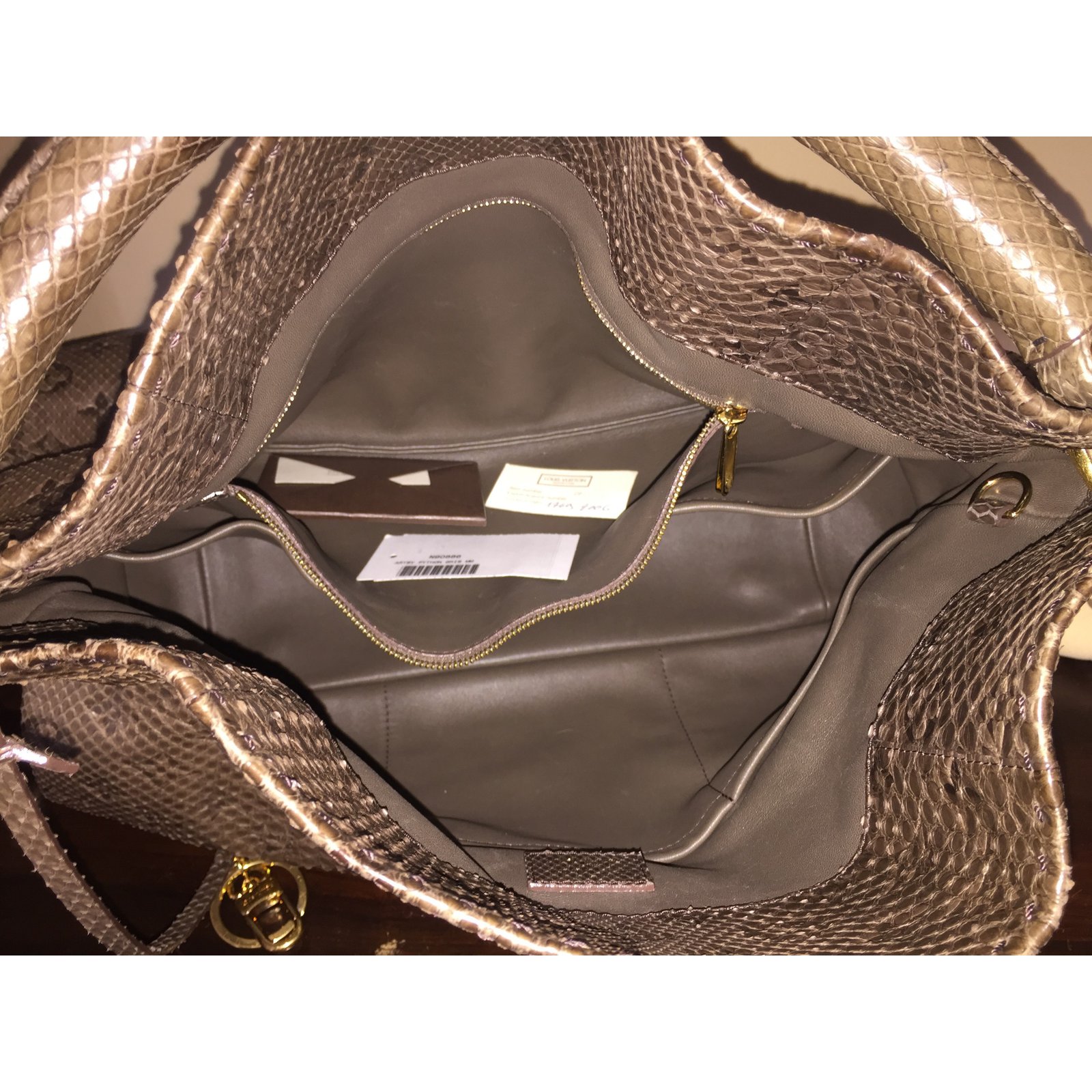 Louis Vuitton Artsy MM Python Handle Brown ref.363059 - Joli Closet