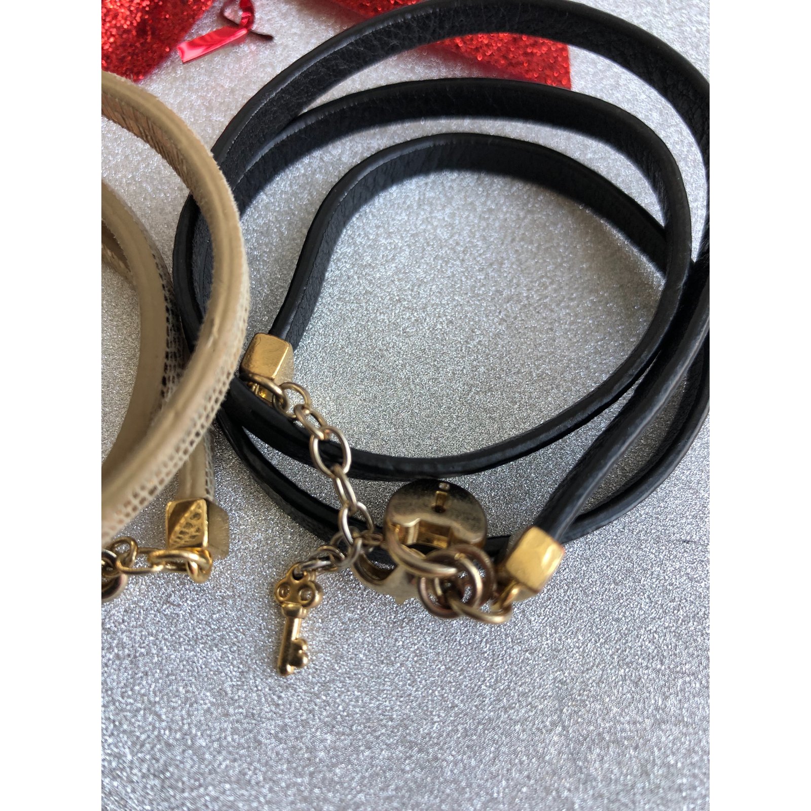 juicy couture leather bracelet