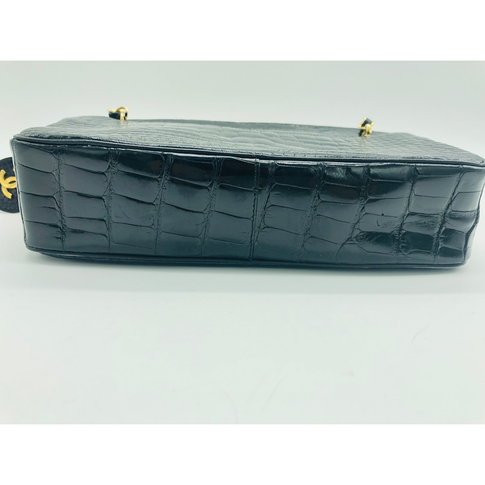 Chanel Camera Bag Black Exotic leather ref.108309 - Joli Closet