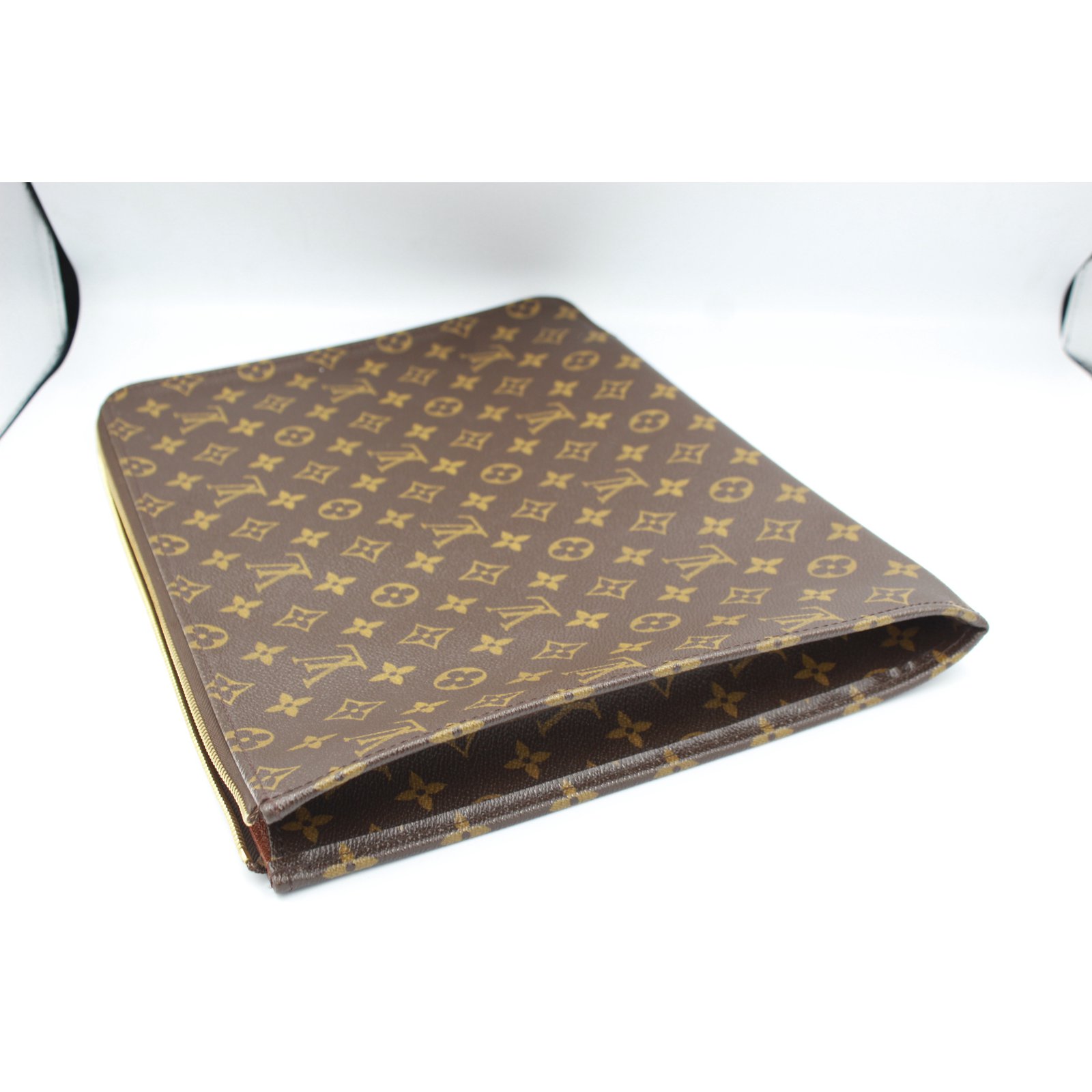 Louis Vuitton Porte documents Brown Leather ref.108344 - Joli Closet