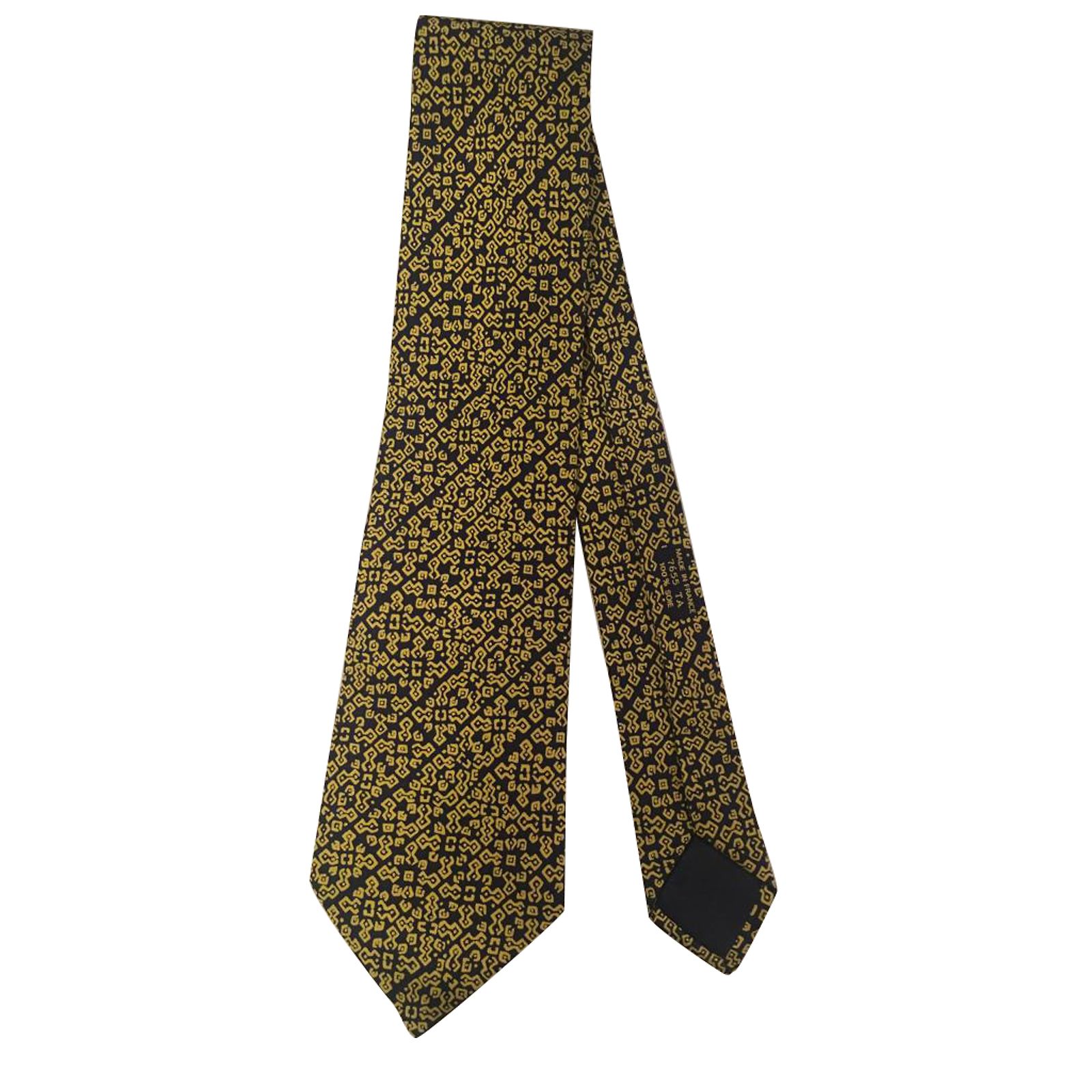Cravate En Soie Hermès Numérotée - Multicolore - Occasion - Pour Homme