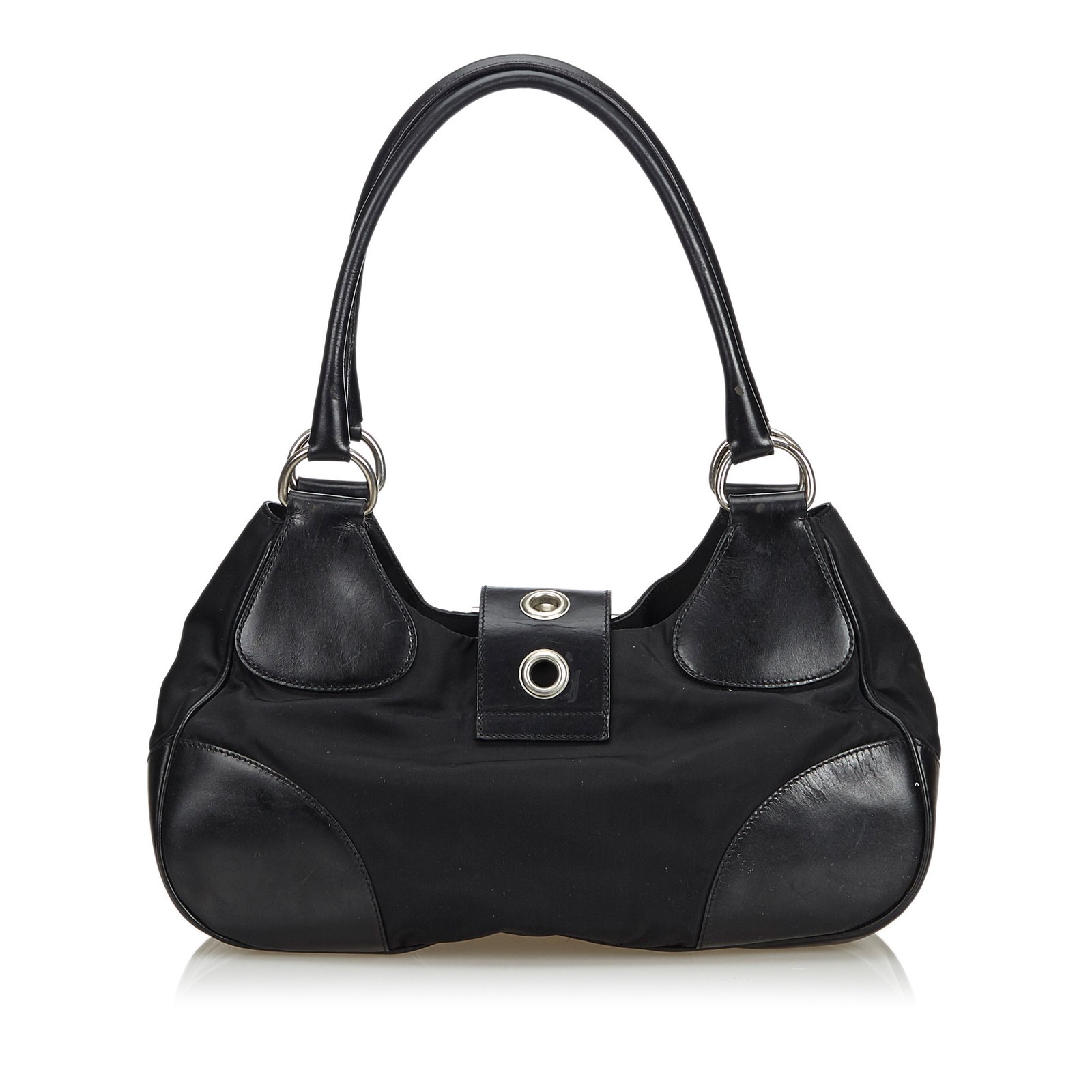 Prada Black Tessuto Handbag Nylon Cloth ref.962158 - Joli Closet