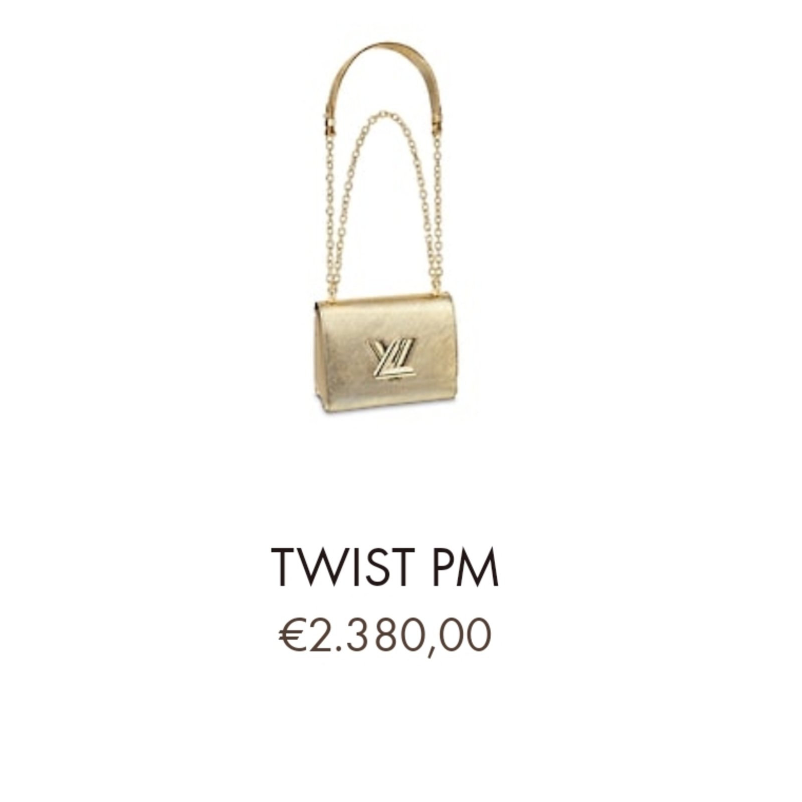 Twist Louis Vuitton Rare Monogram  GM Crossbody Bag Leather  ref.297743 - Joli Closet