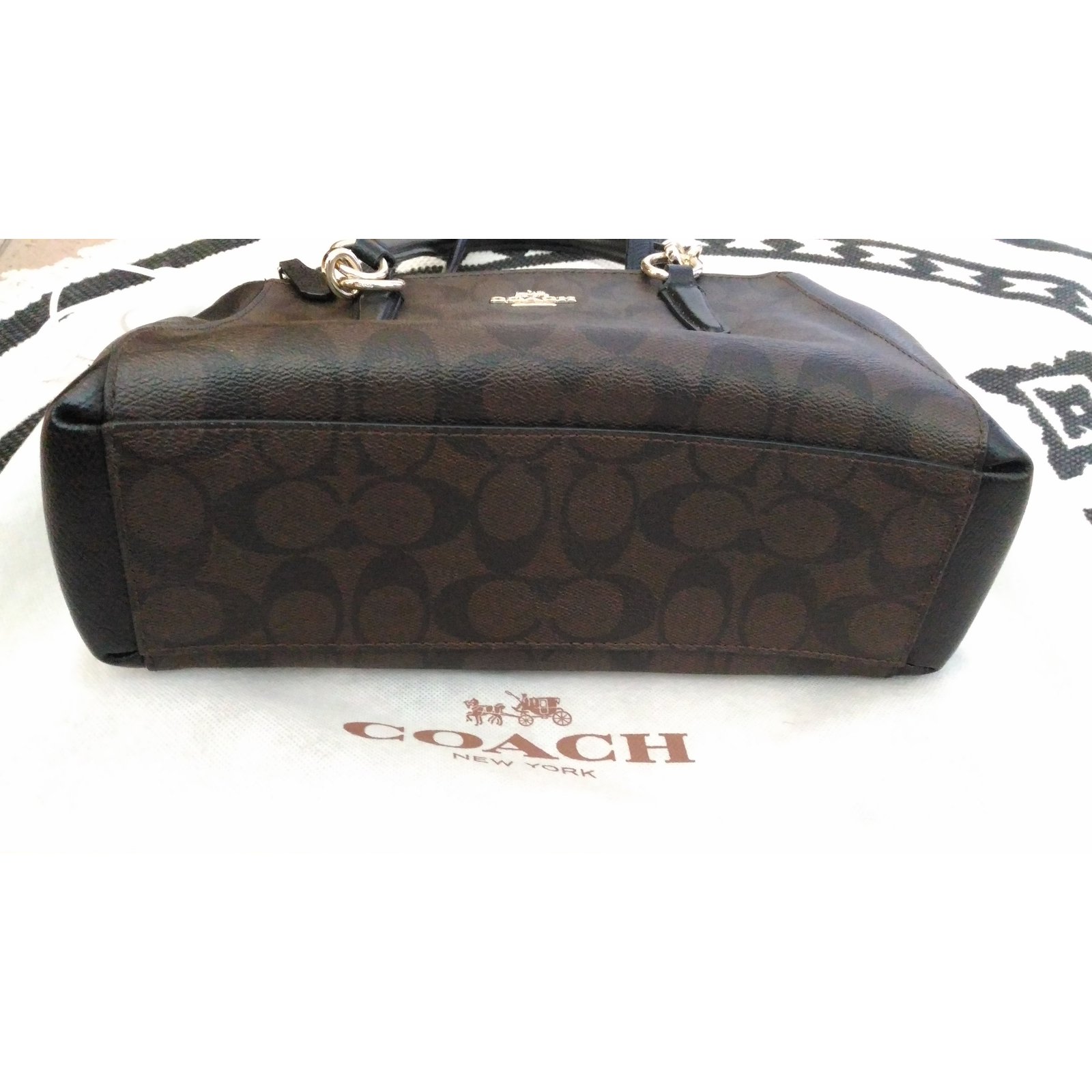 Coach Handbags Dark brown Leather ref.109828 - Joli Closet
